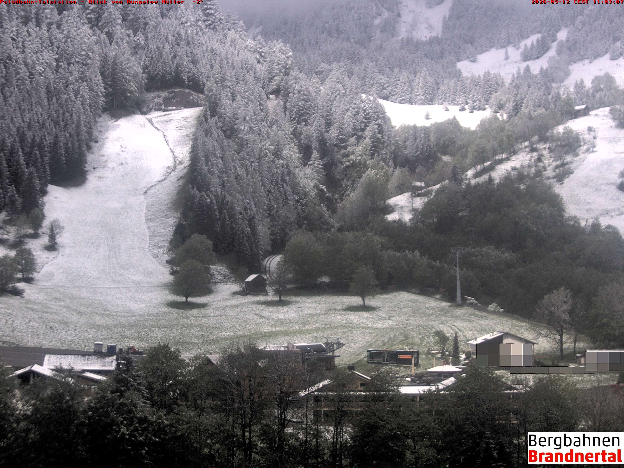 Blick auf Palüdbahn von Bungalow Müller