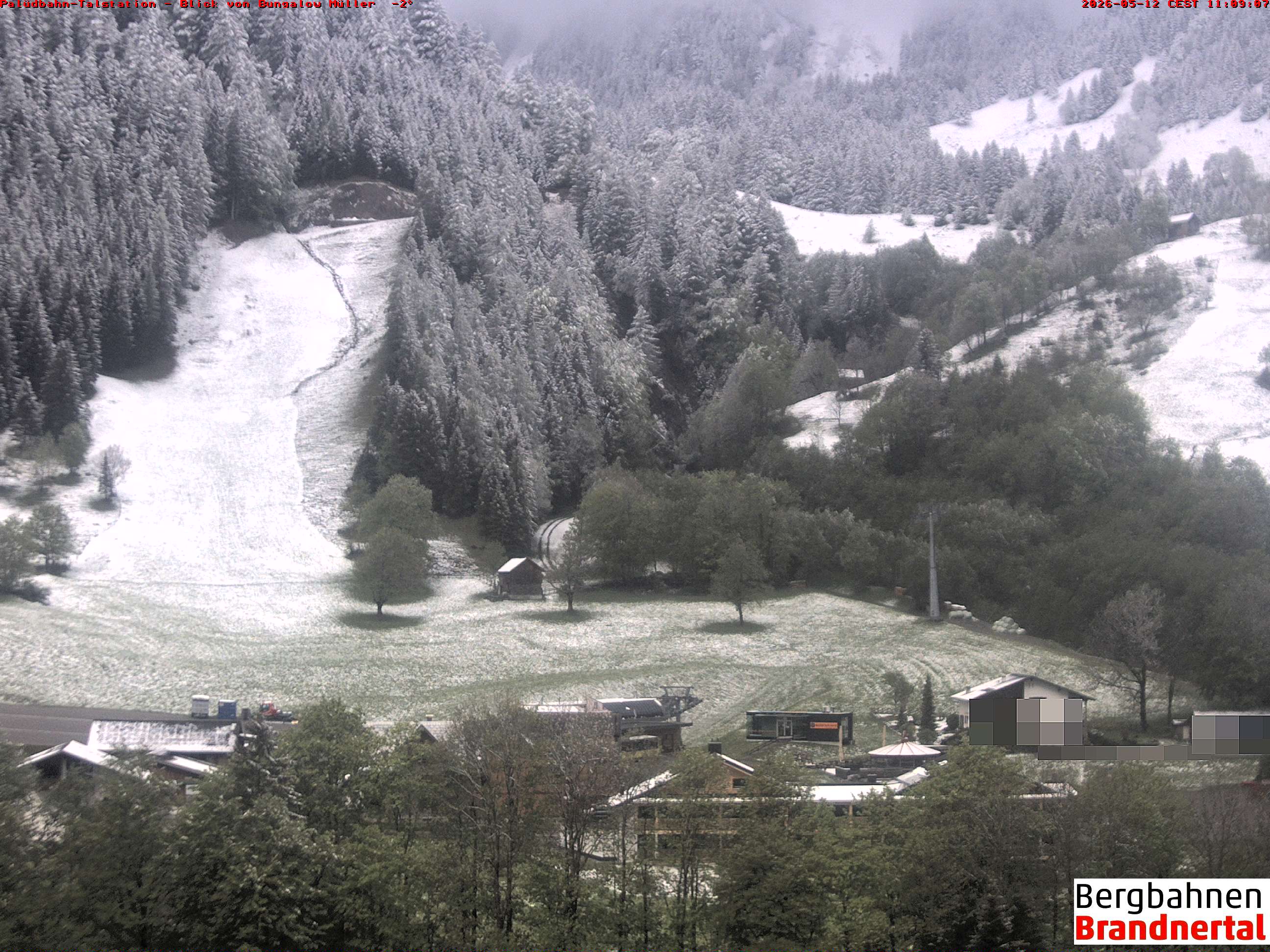 Blick auf Palüdbahn von Bungalow Müller