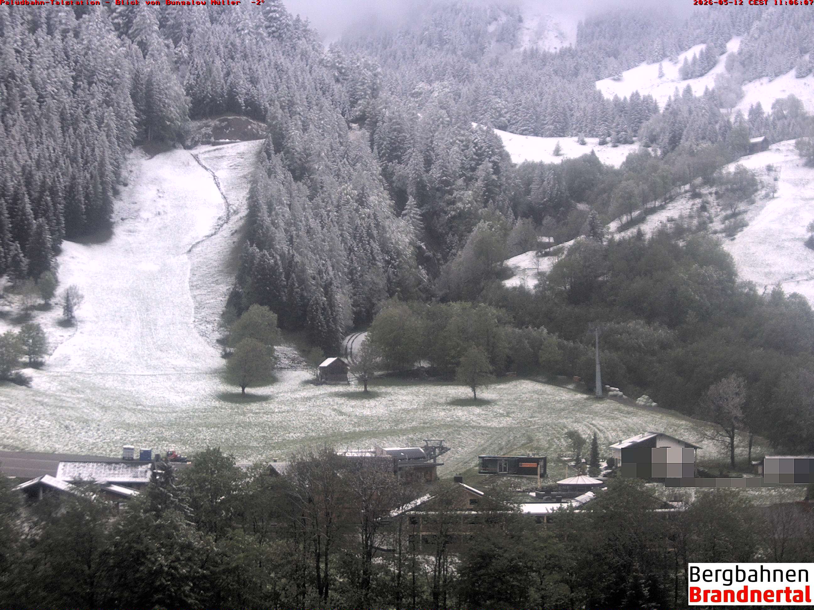 Blick auf Palüdbahn von Bungalow Müller