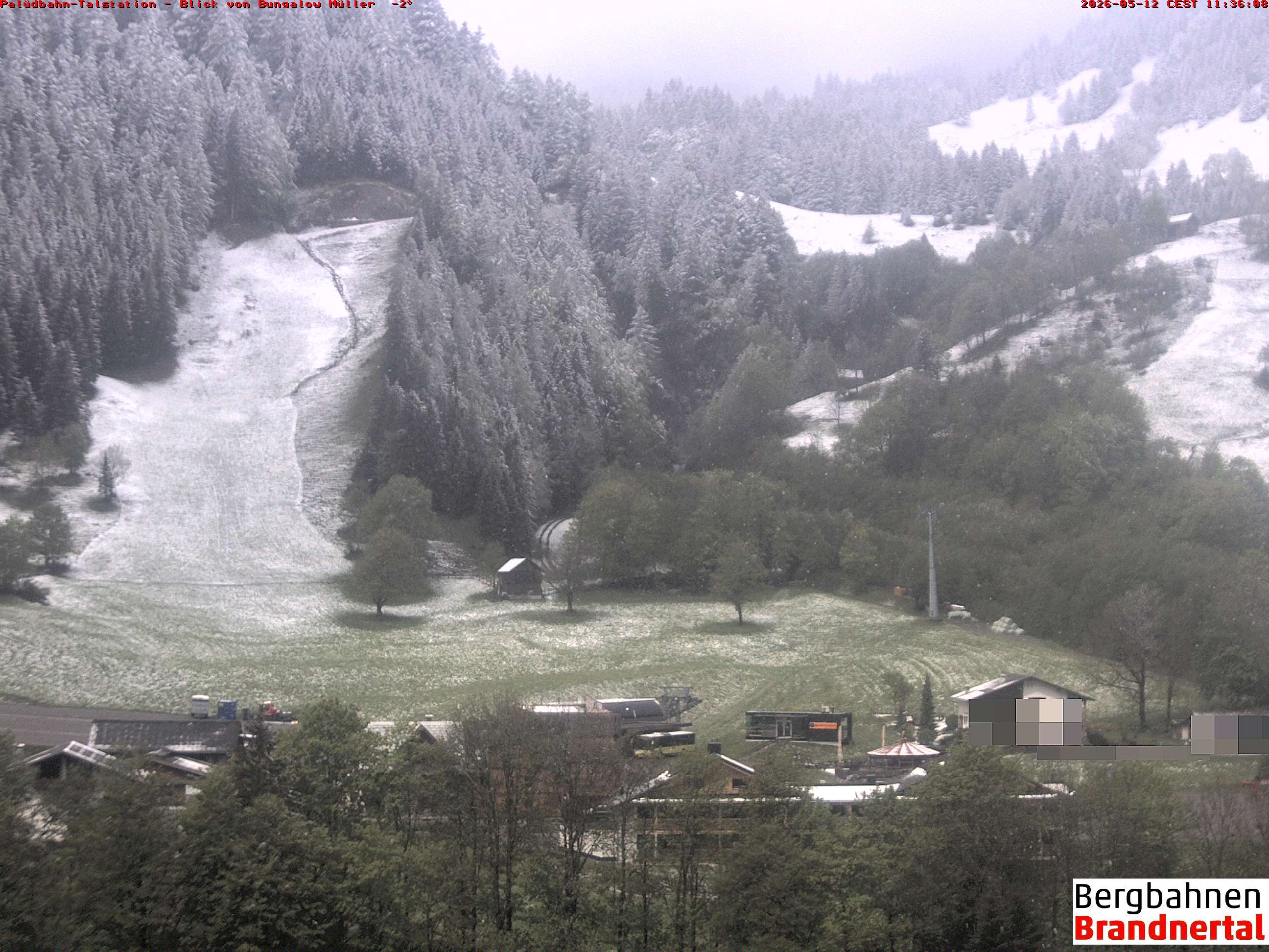 Blick auf Palüdbahn von Bungalow Müller