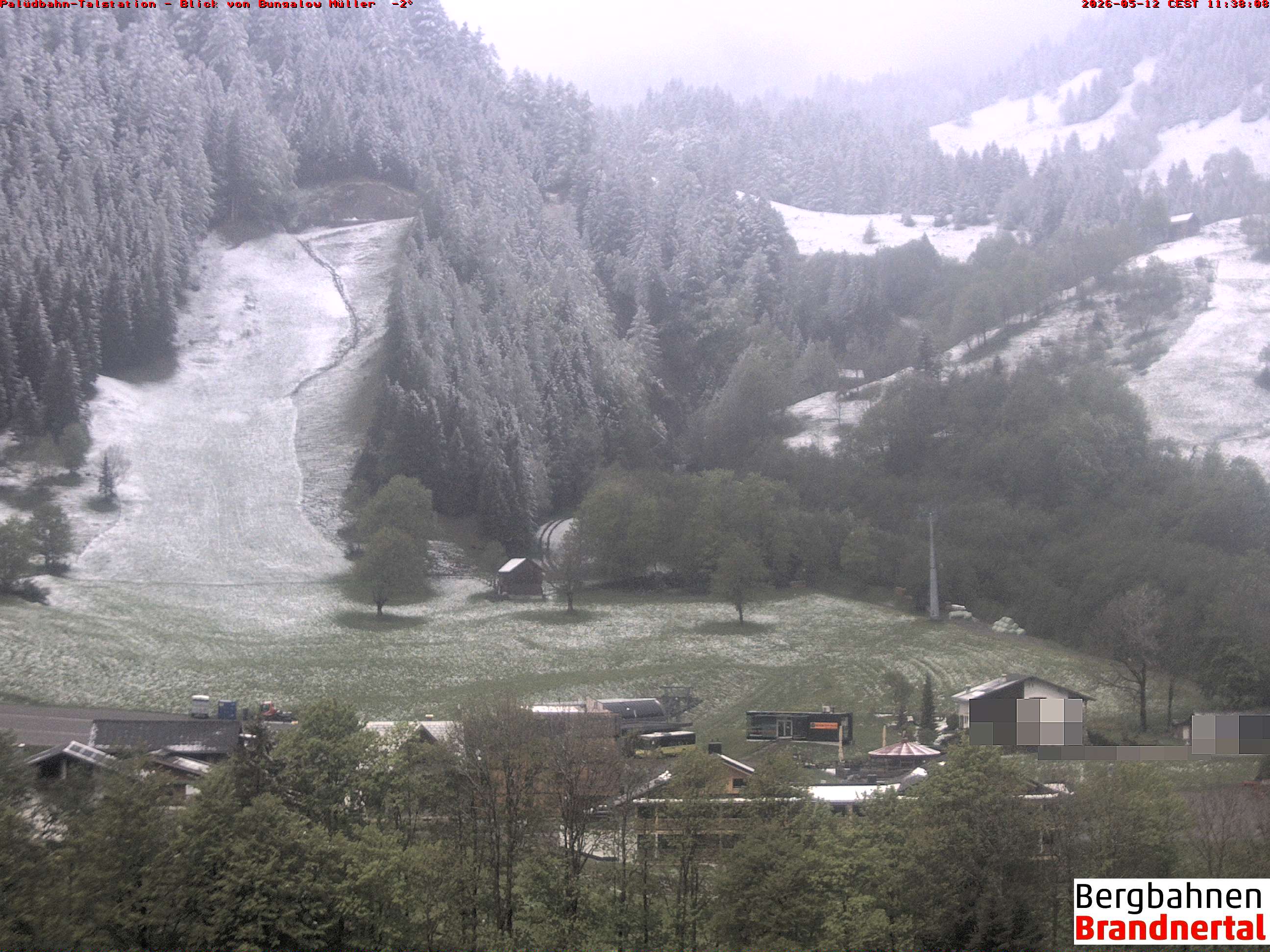 Blick auf Palüdbahn von Bungalow Müller