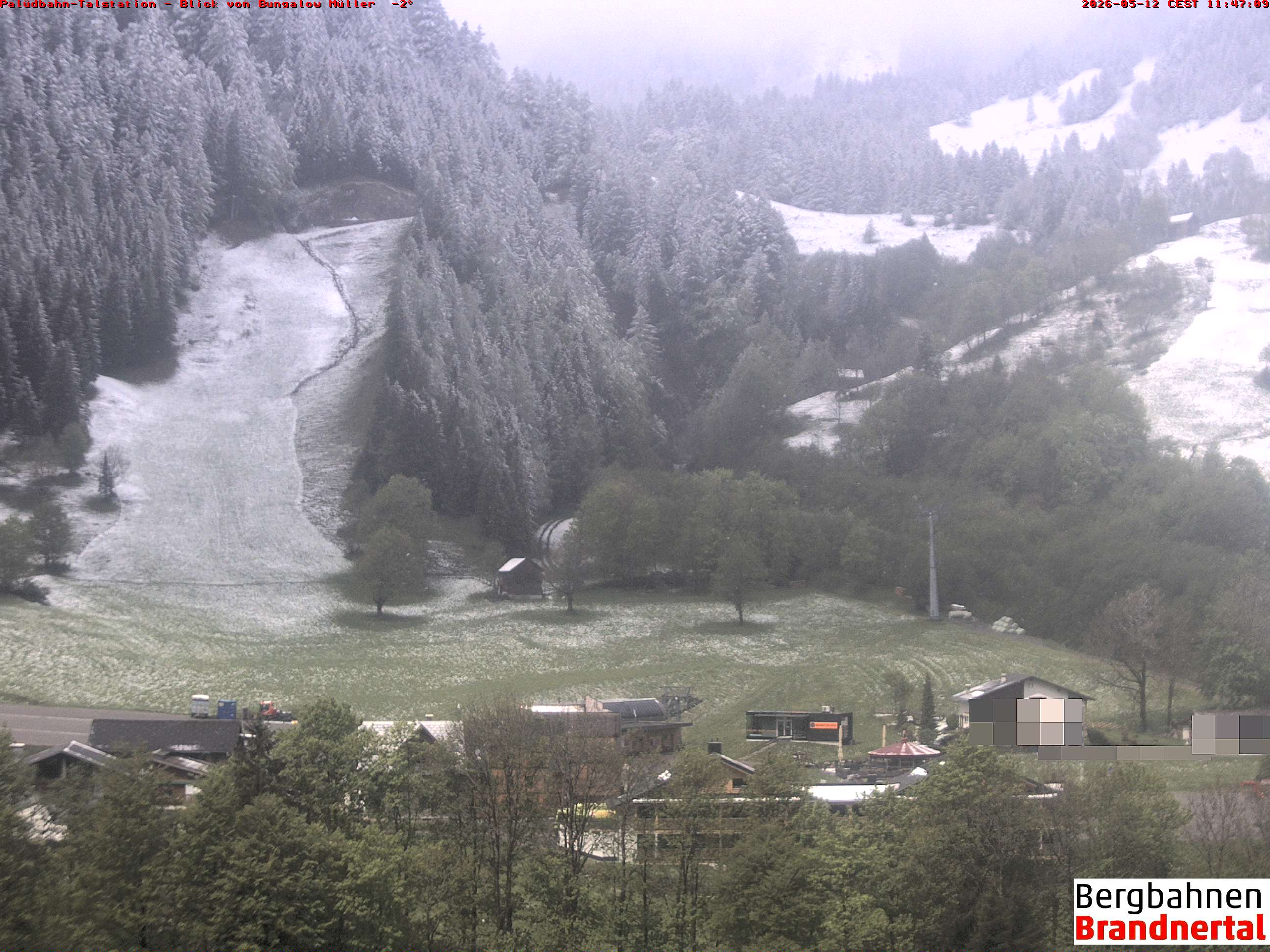 Blick auf Palüdbahn von Bungalow Müller