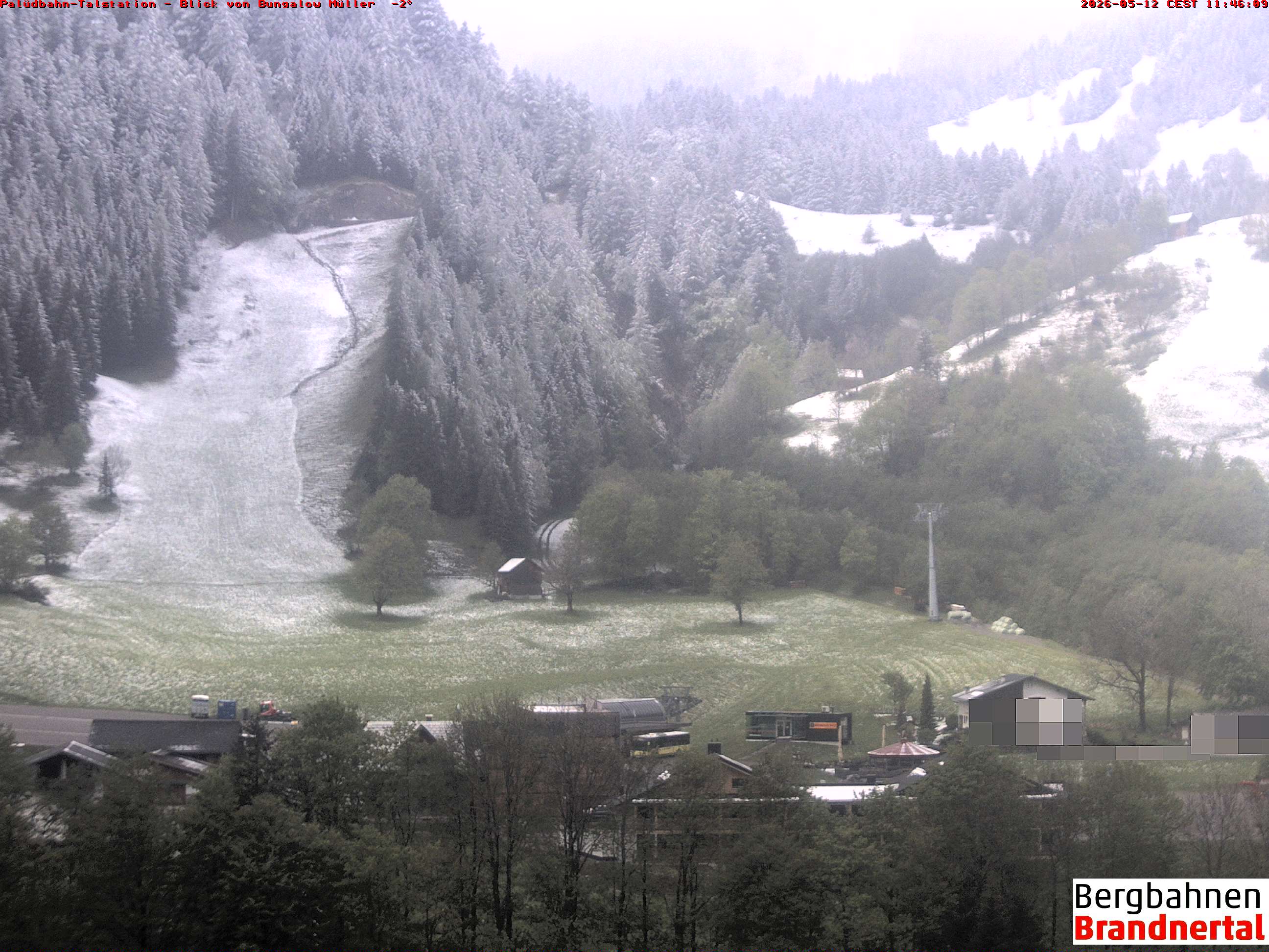 Blick auf Palüdbahn von Bungalow Müller