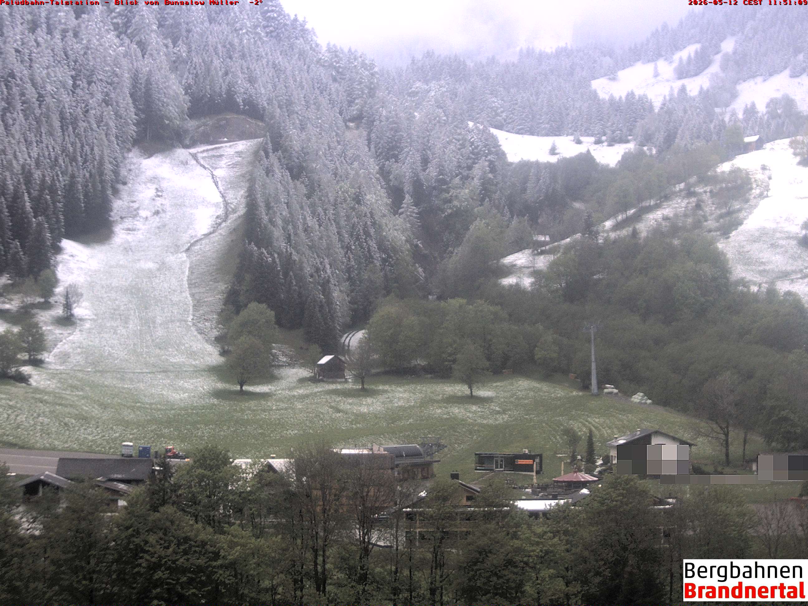 Blick auf Palüdbahn von Bungalow Müller