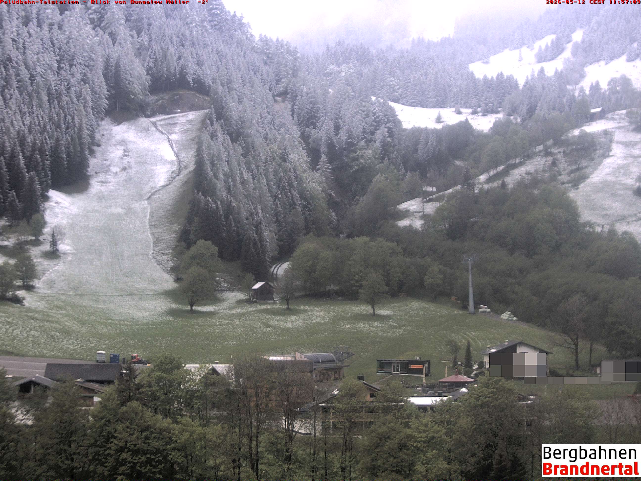 Blick auf Palüdbahn von Bungalow Müller