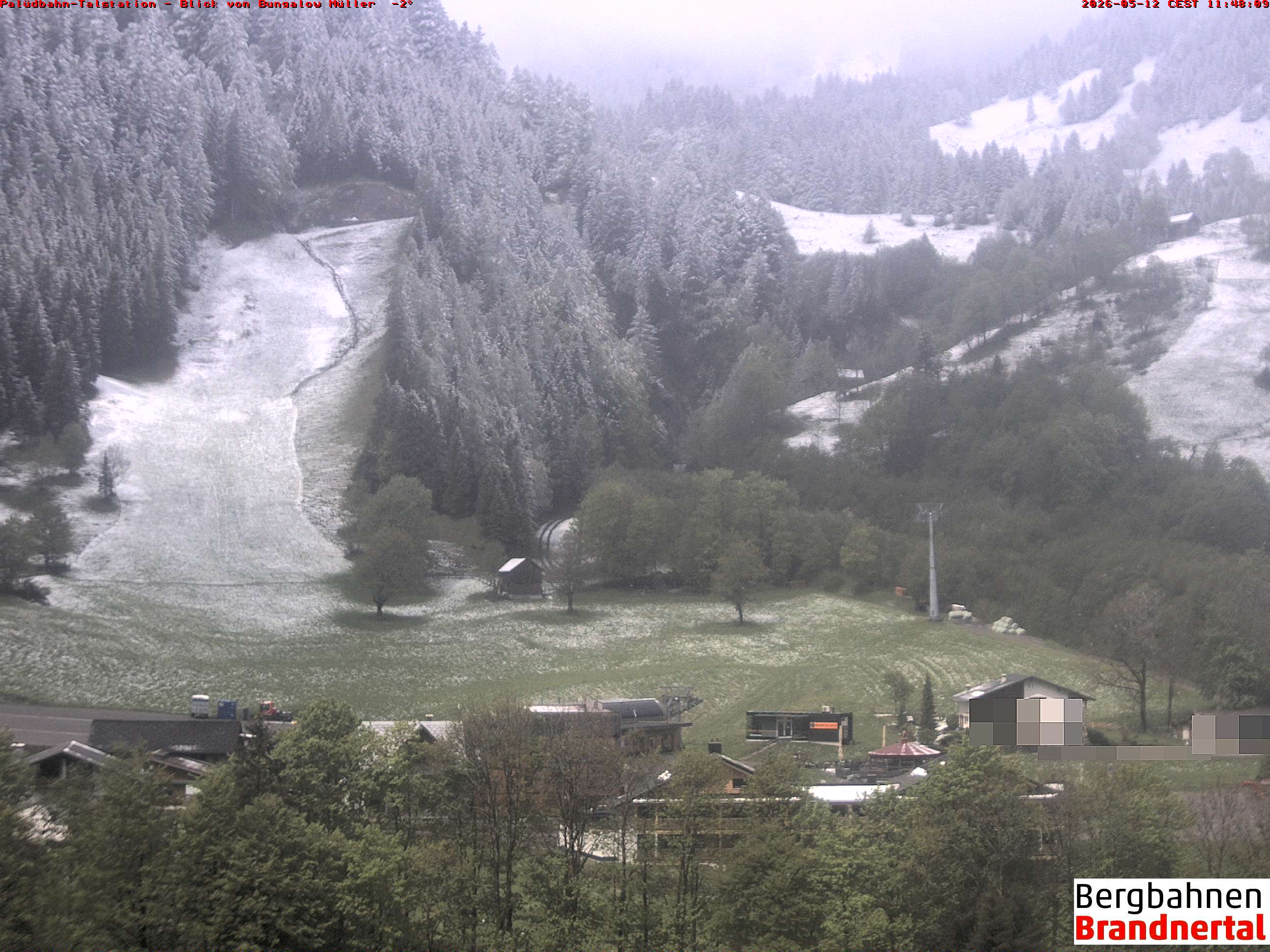 Blick auf Palüdbahn von Bungalow Müller