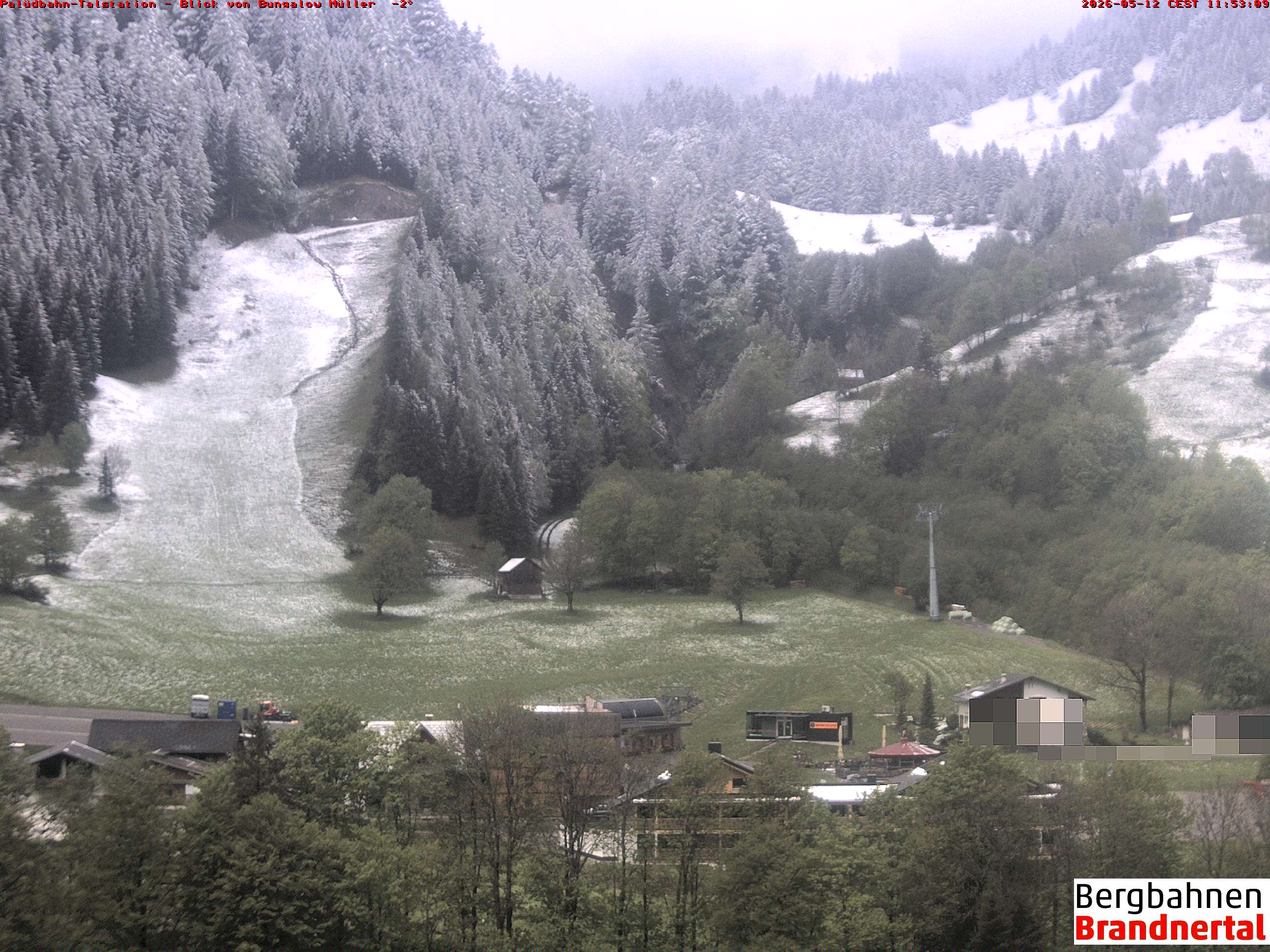 Blick auf Palüdbahn von Bungalow Müller