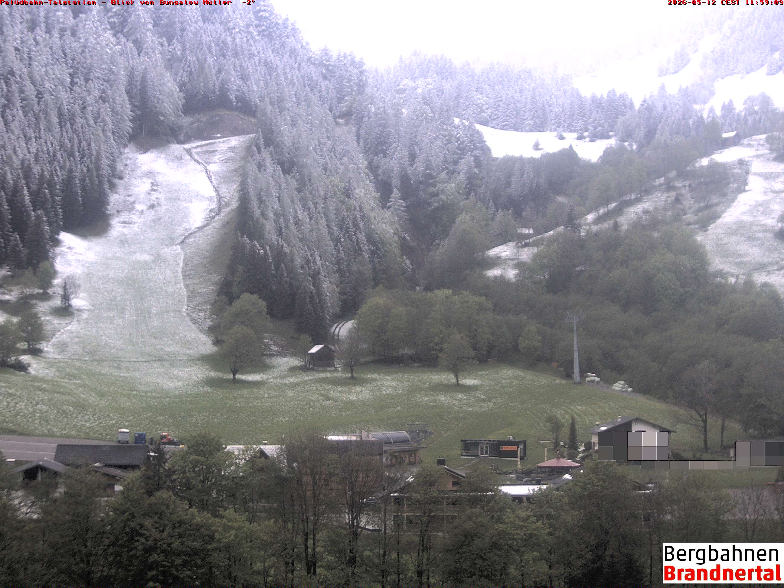 Blick auf Palüdbahn von Bungalow Müller