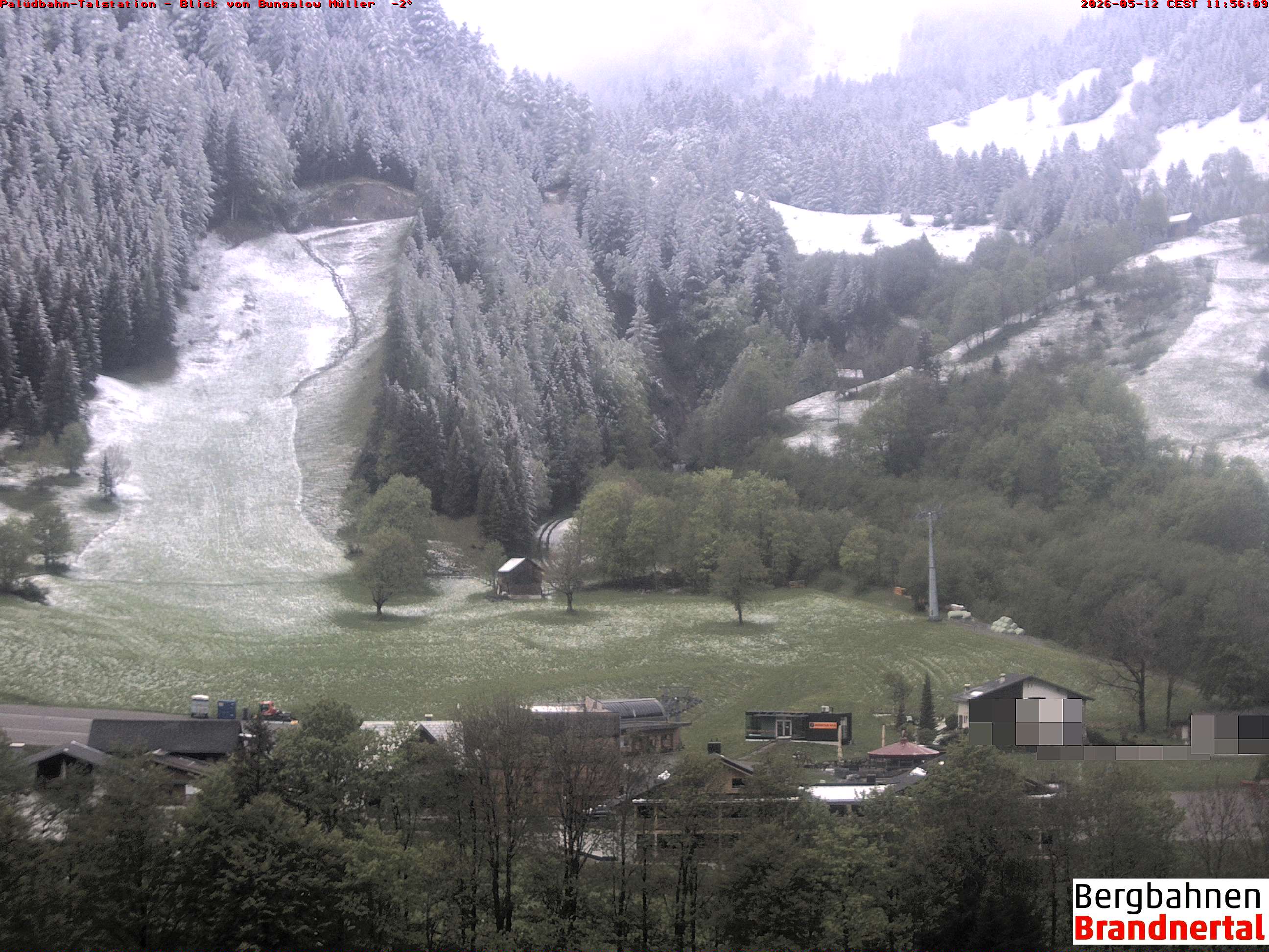 Blick auf Palüdbahn von Bungalow Müller