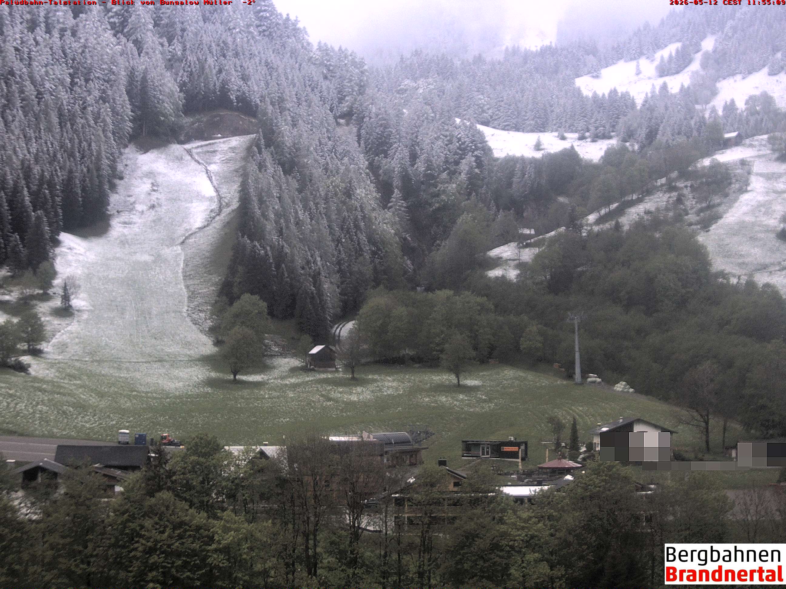 Blick auf Palüdbahn von Bungalow Müller