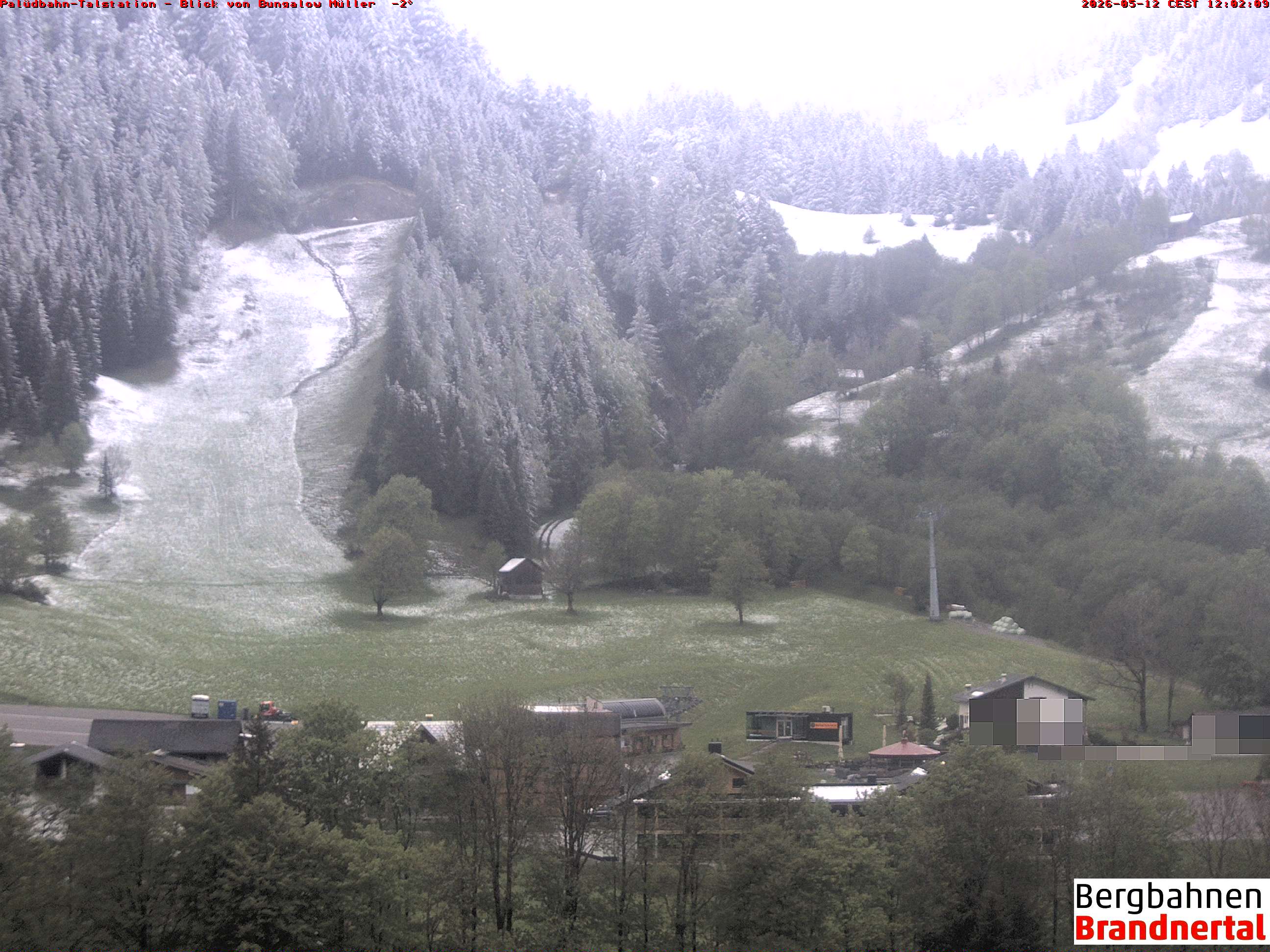 Blick auf Palüdbahn von Bungalow Müller