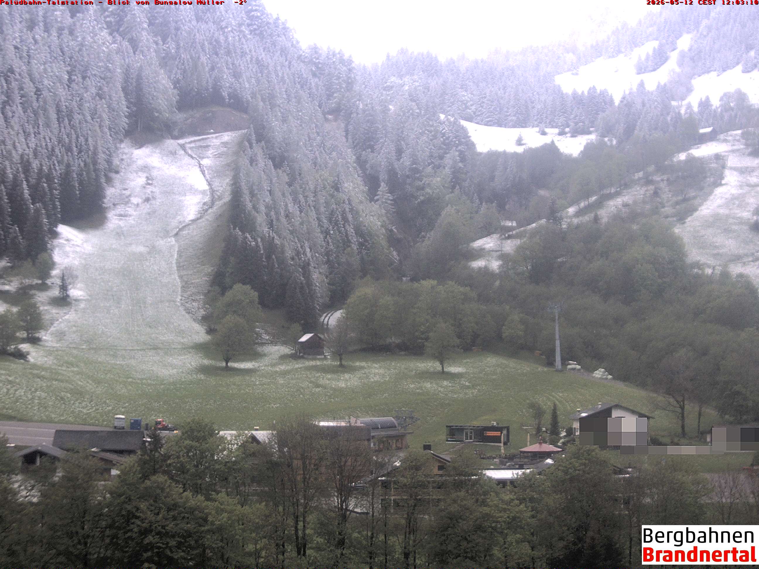Blick auf Palüdbahn von Bungalow Müller