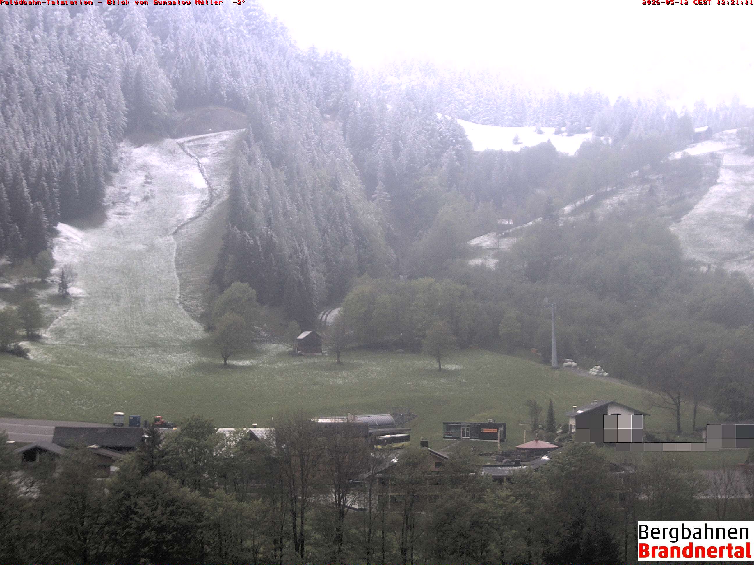 Blick auf Palüdbahn von Bungalow Müller