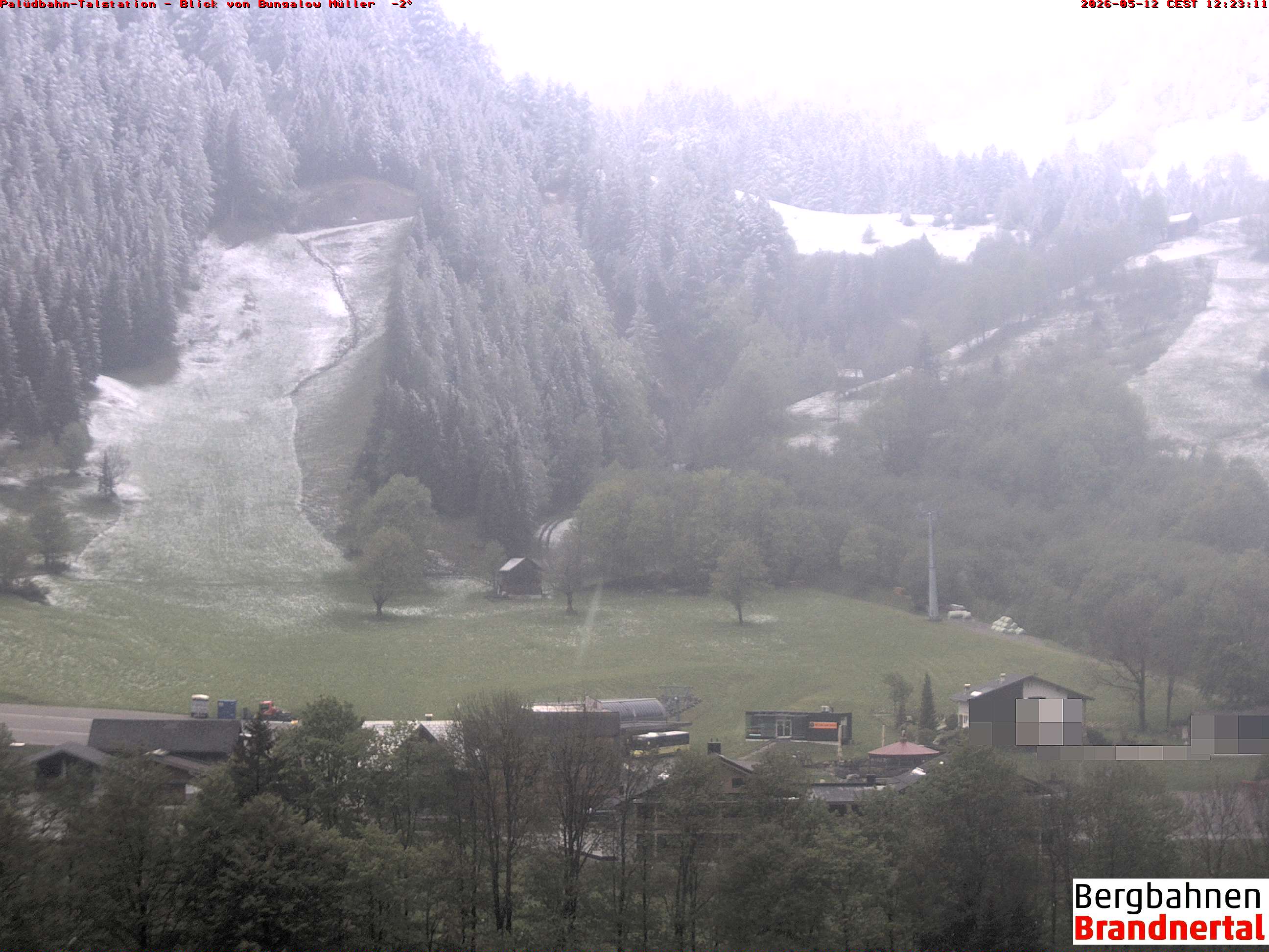 Blick auf Palüdbahn von Bungalow Müller