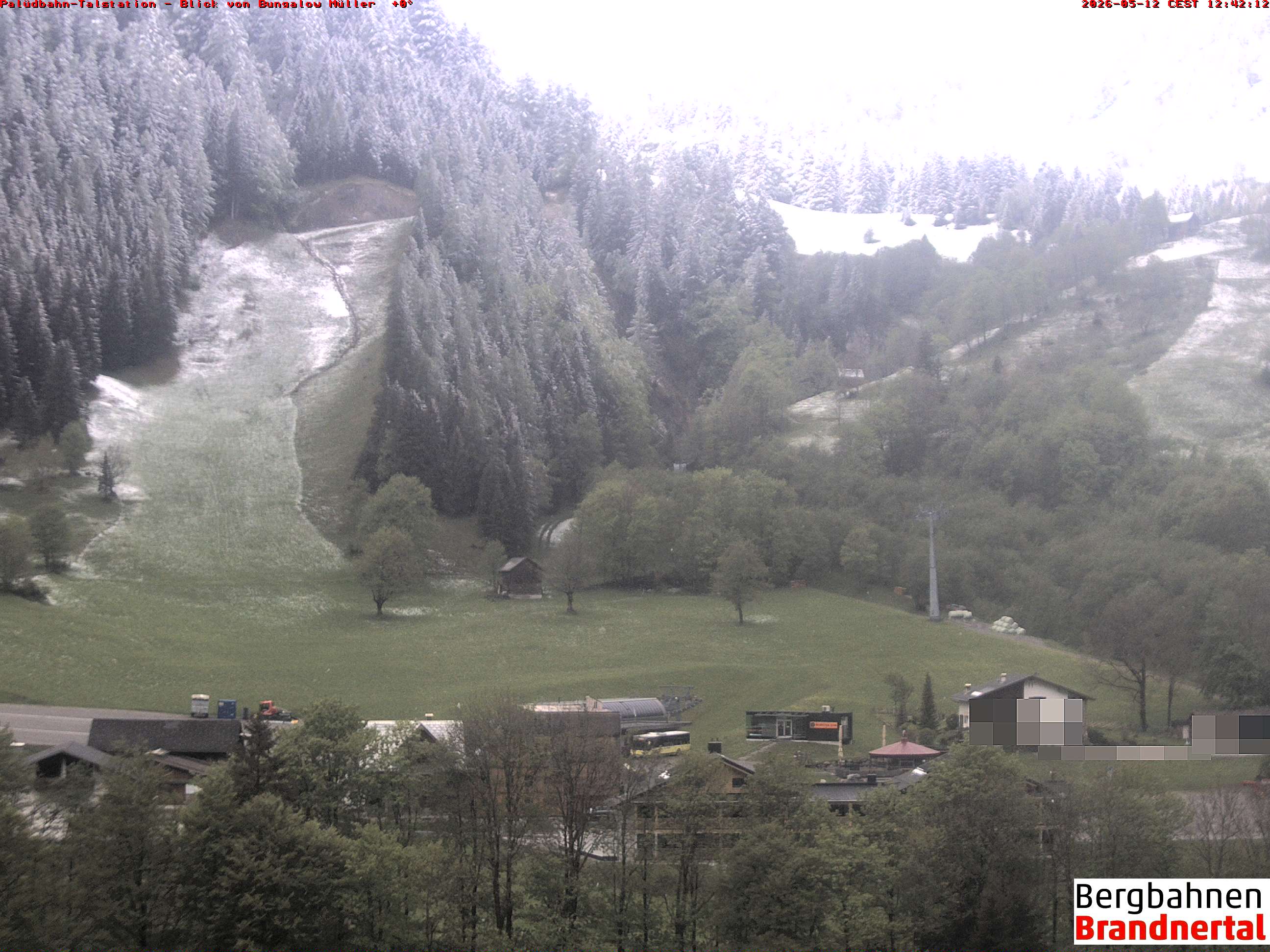 Blick auf Palüdbahn von Bungalow Müller