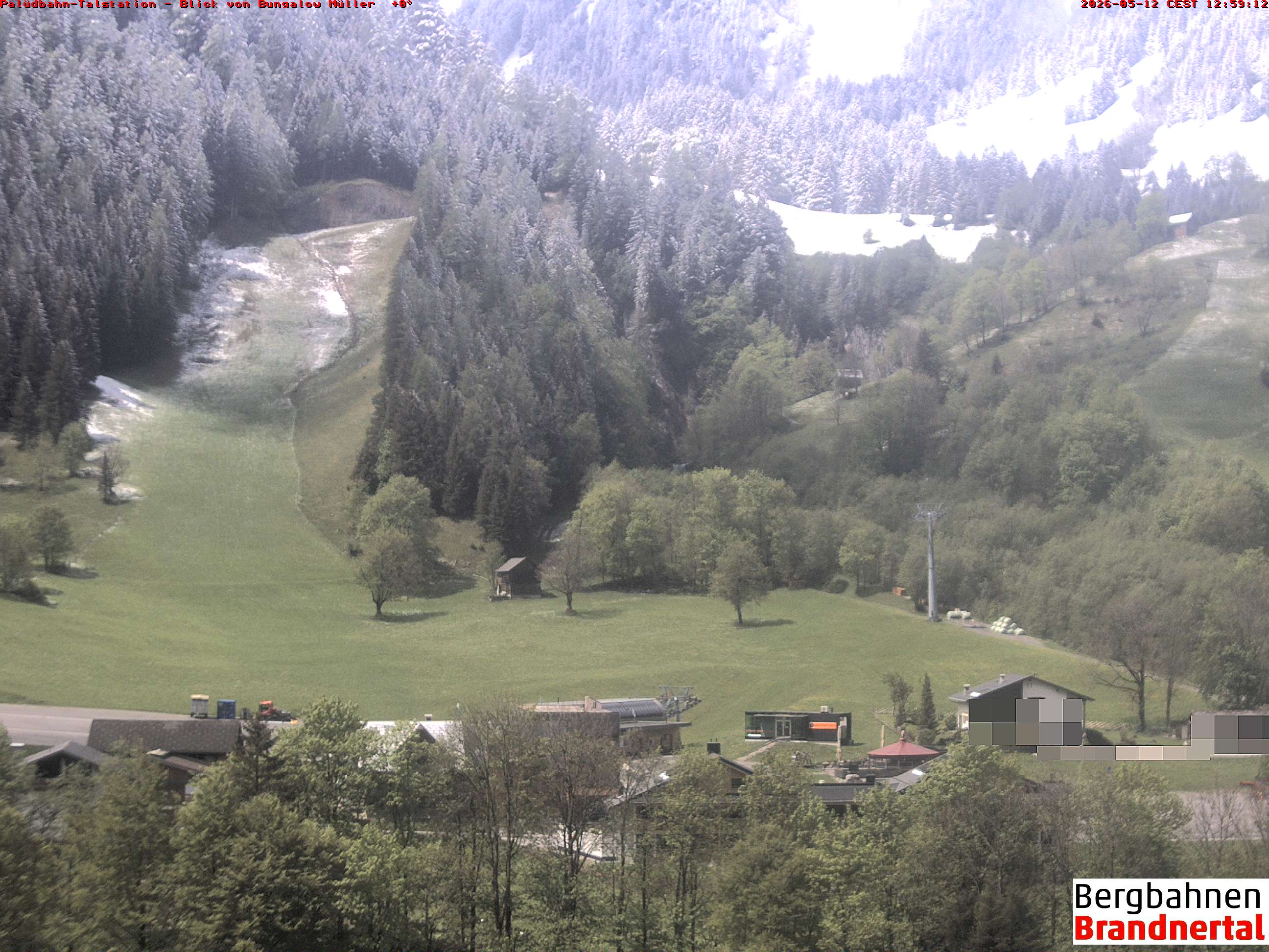 Blick auf Palüdbahn von Bungalow Müller