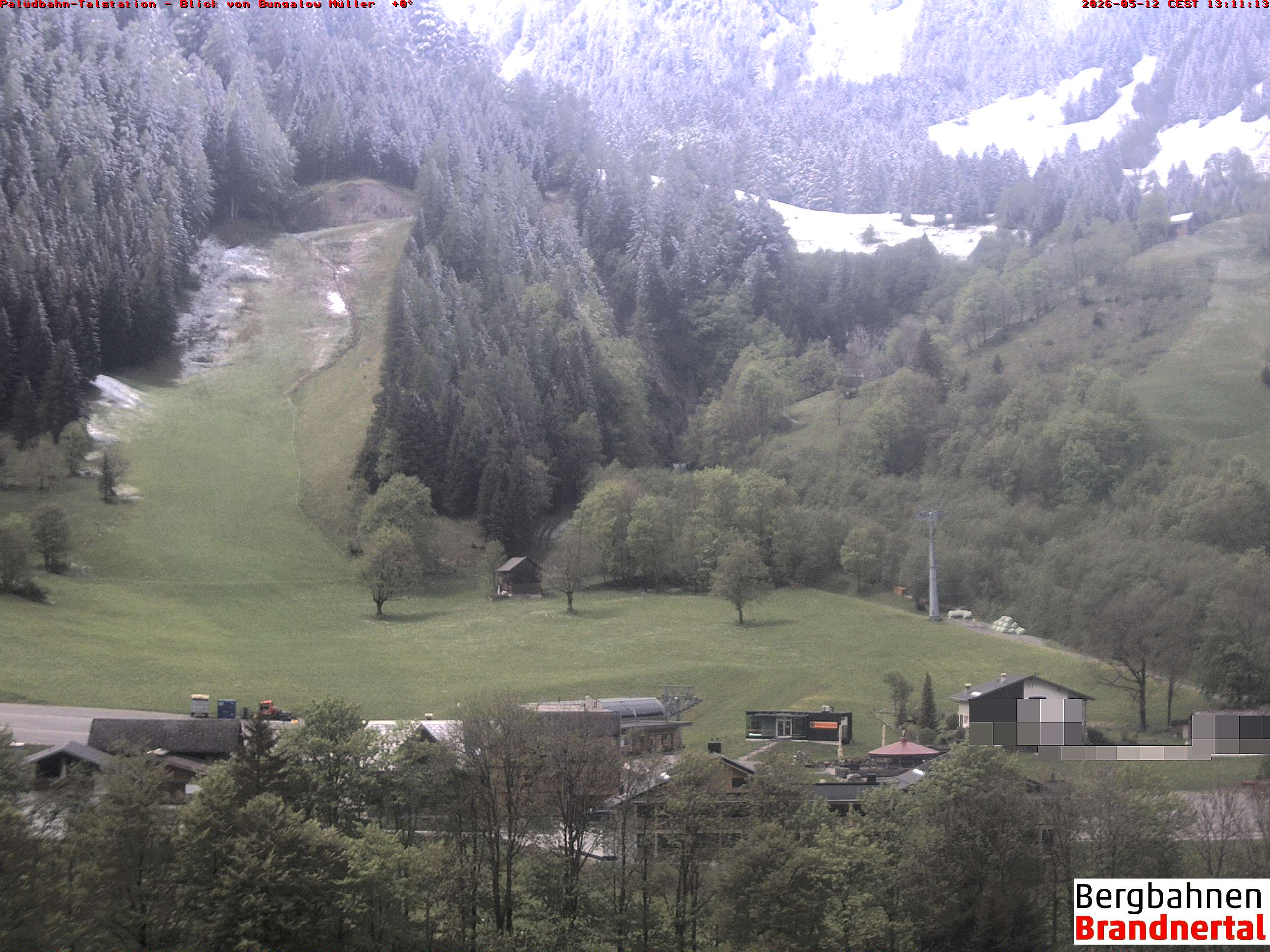 Blick auf Palüdbahn von Bungalow Müller