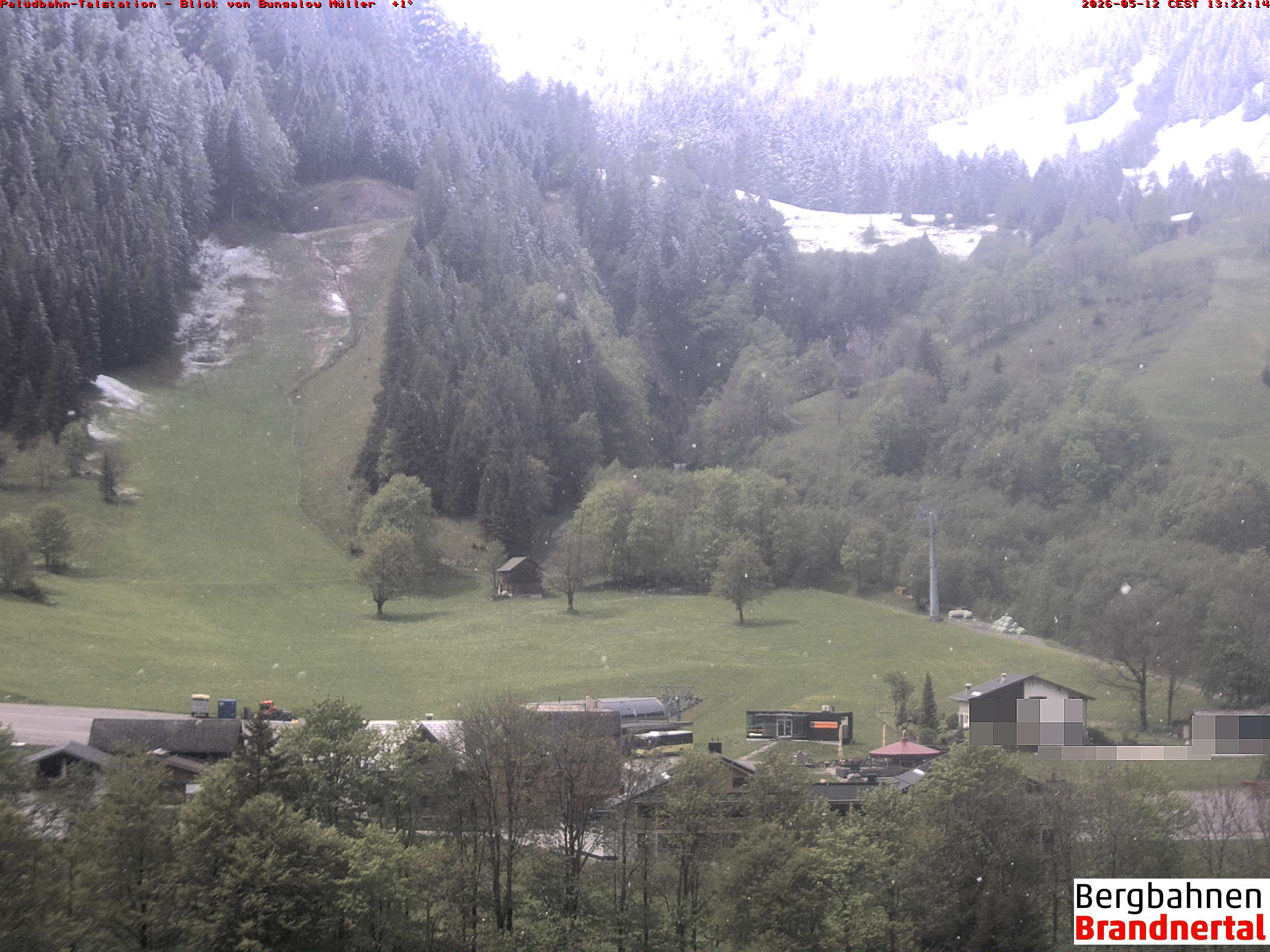 Blick auf Palüdbahn von Bungalow Müller