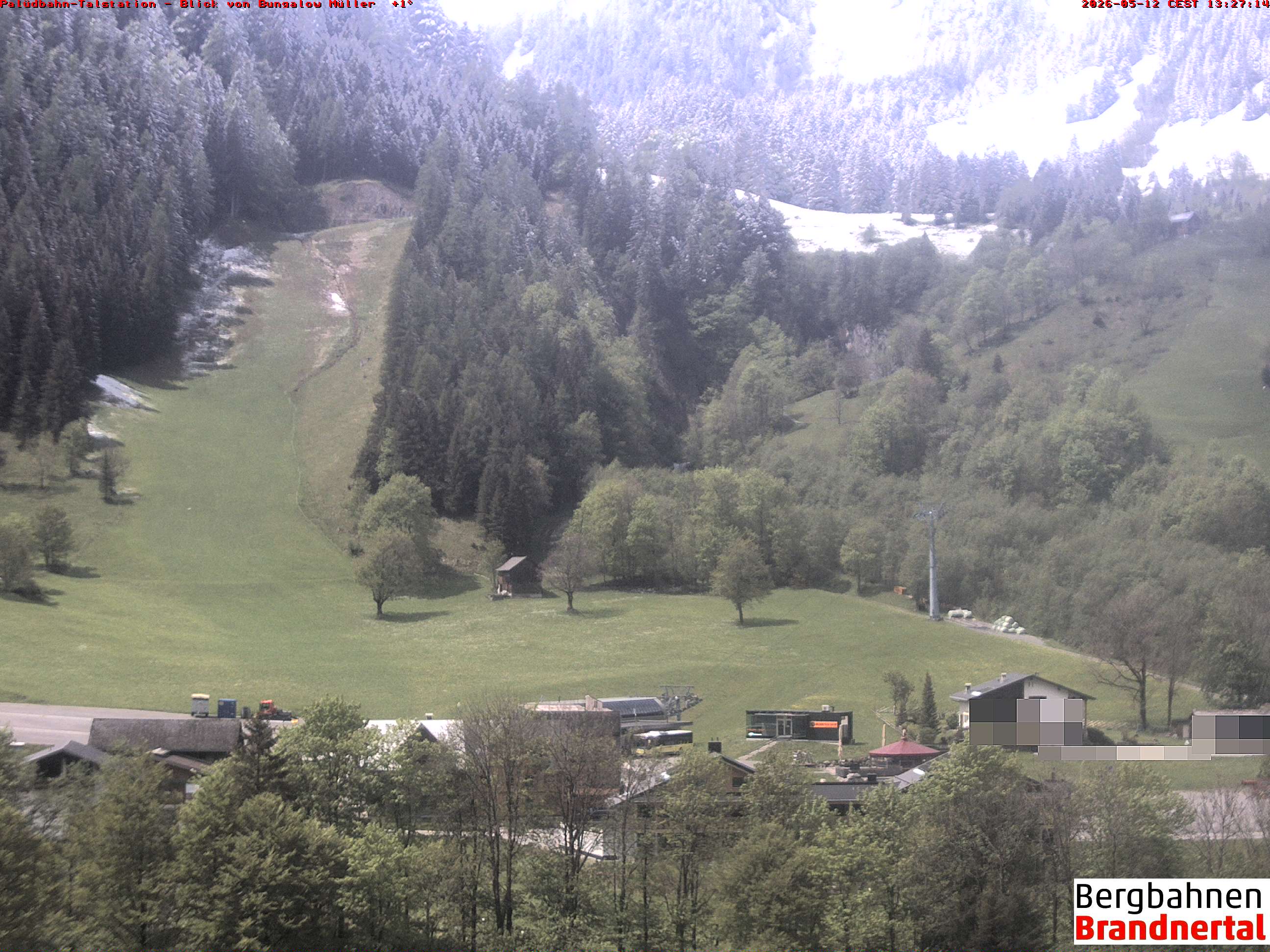 Blick auf Palüdbahn von Bungalow Müller