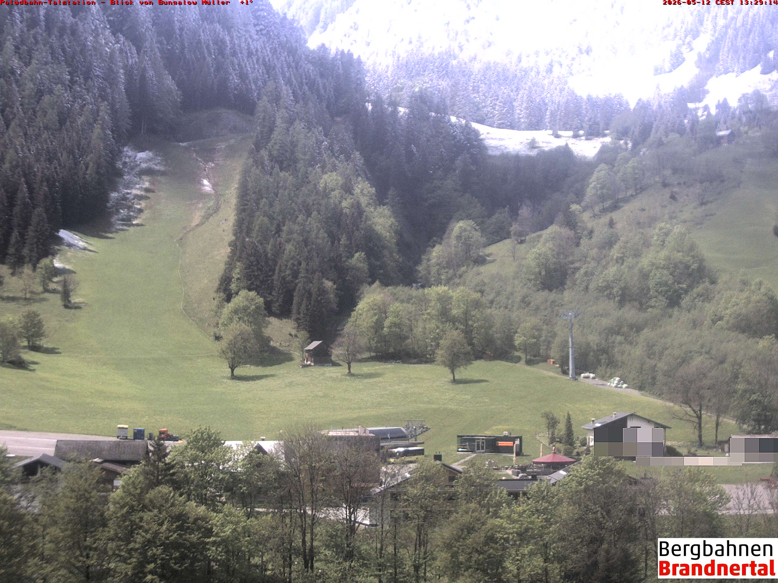 Blick auf Palüdbahn von Bungalow Müller