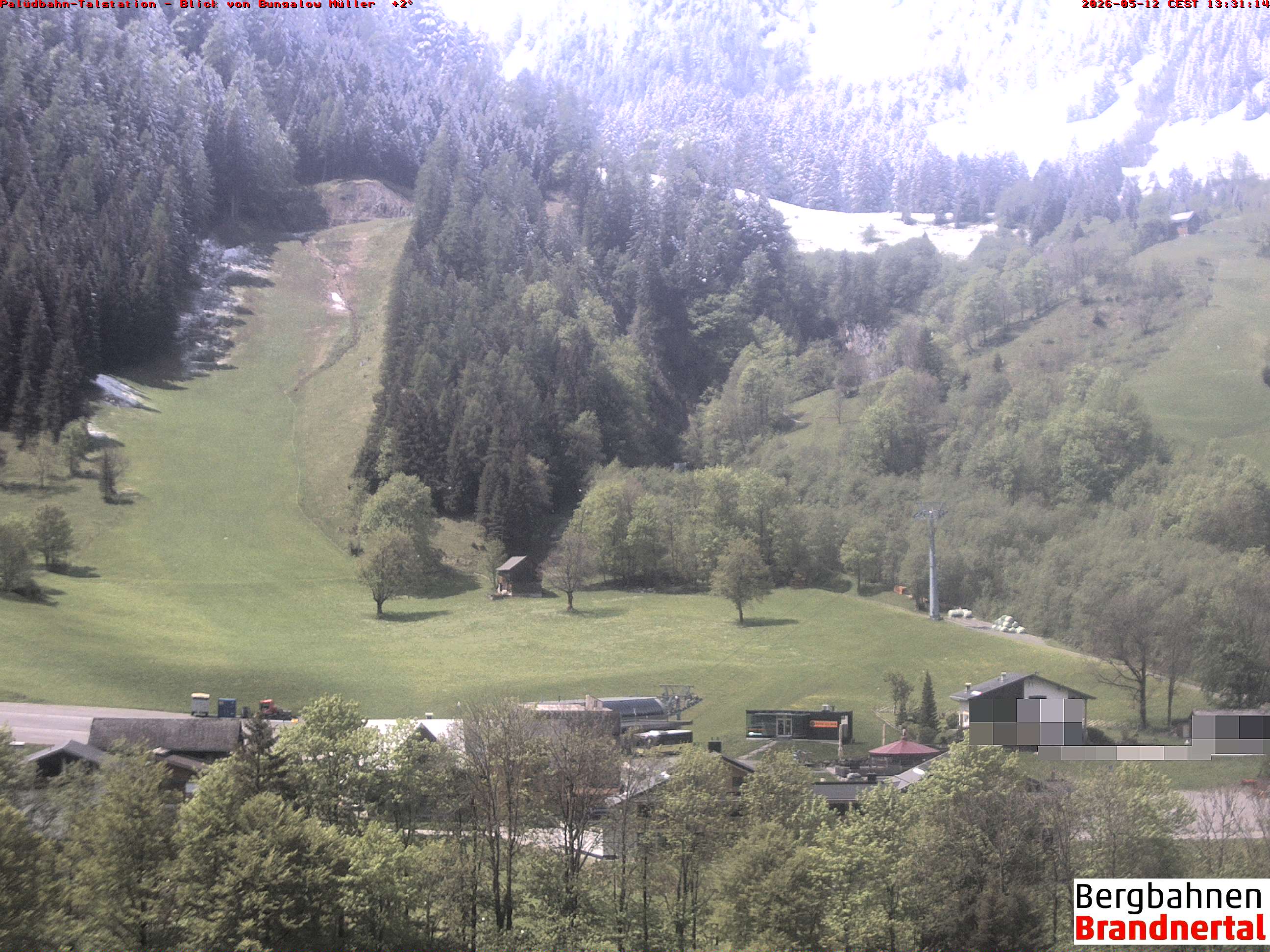 Blick auf Palüdbahn von Bungalow Müller