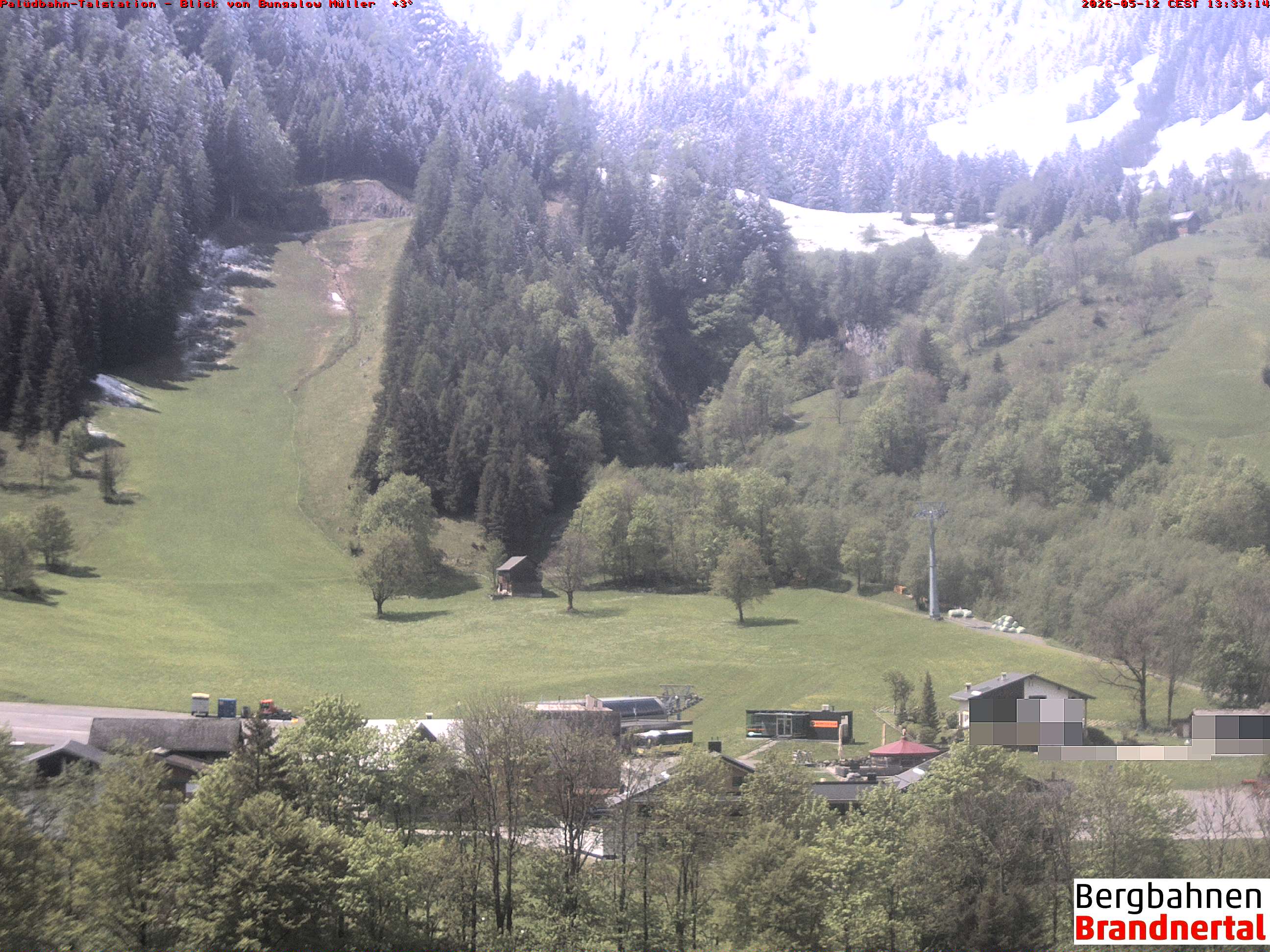 Blick auf Palüdbahn von Bungalow Müller