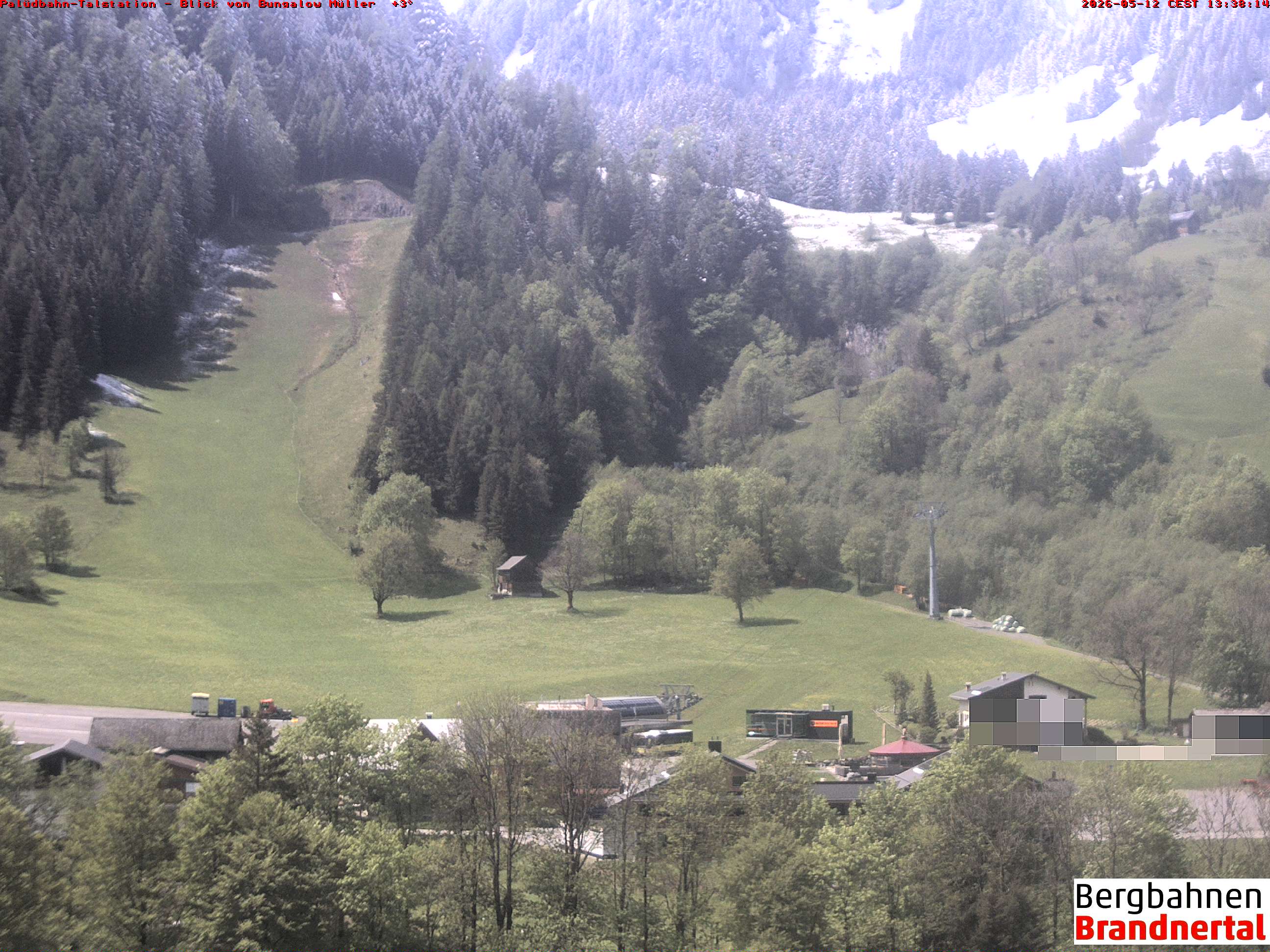 Blick auf Palüdbahn von Bungalow Müller