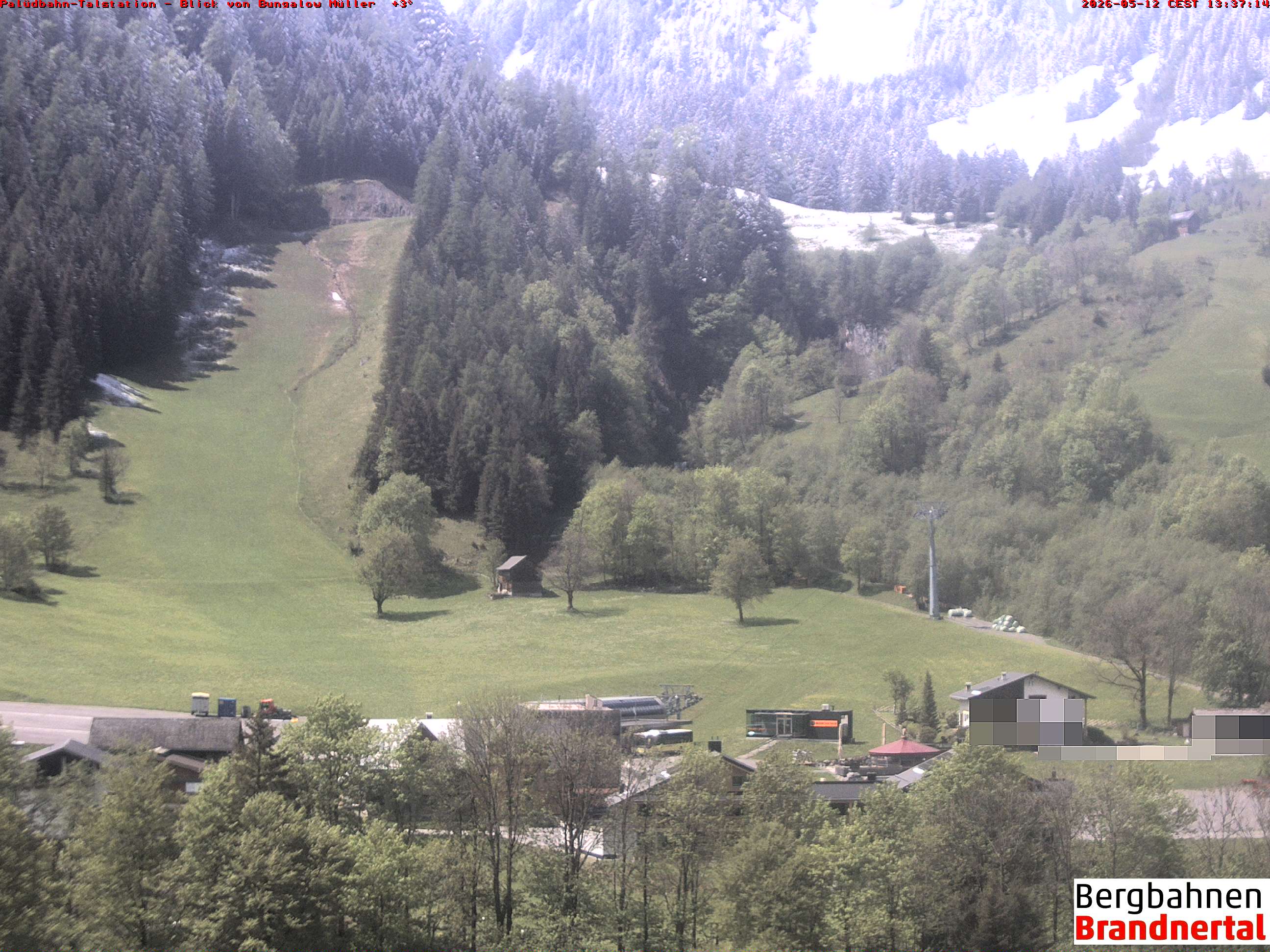 Blick auf Palüdbahn von Bungalow Müller