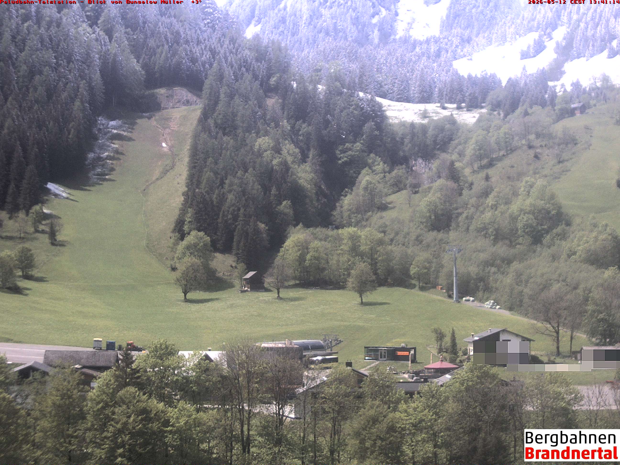 Blick auf Palüdbahn von Bungalow Müller