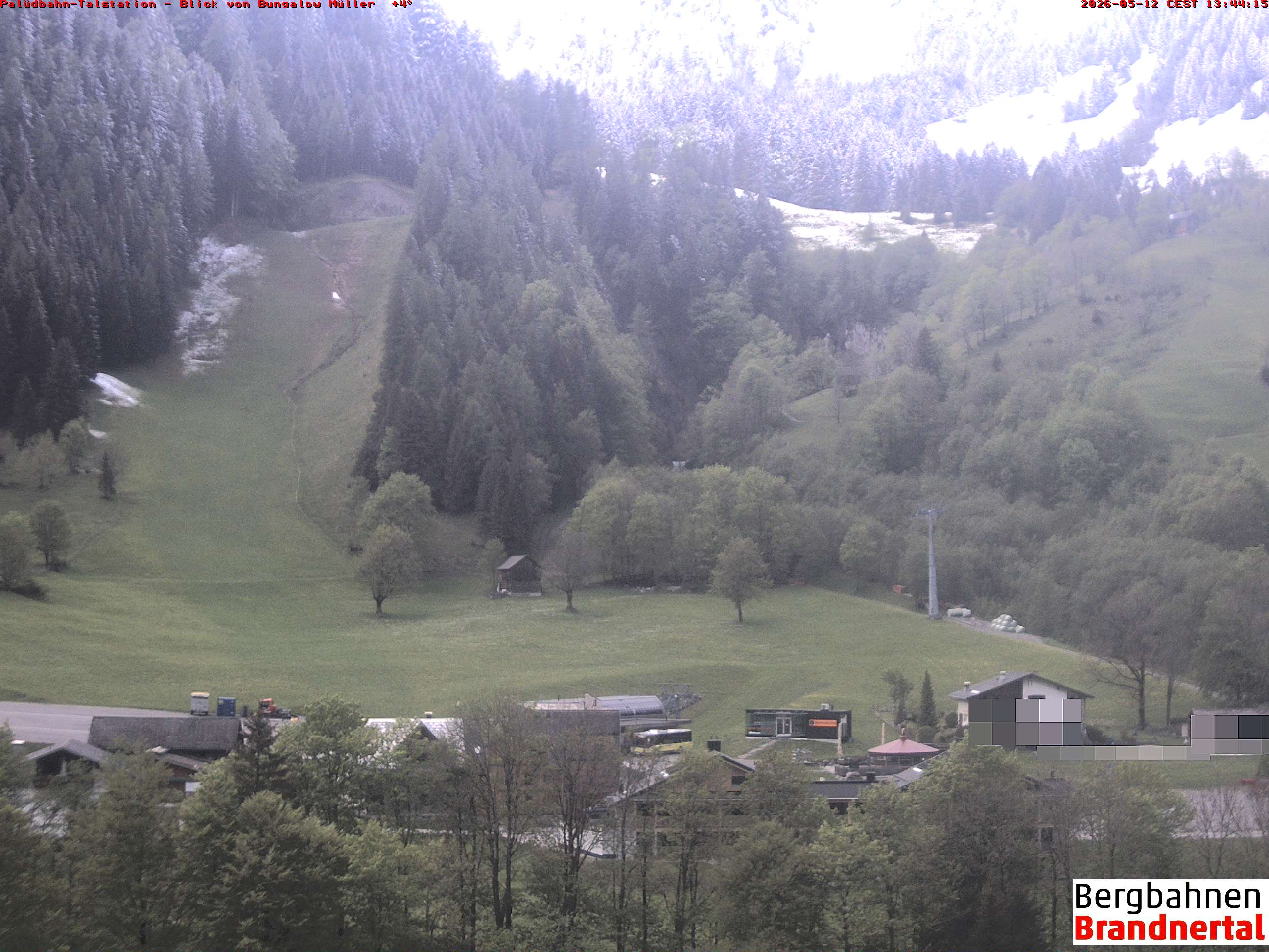 Blick auf Palüdbahn von Bungalow Müller