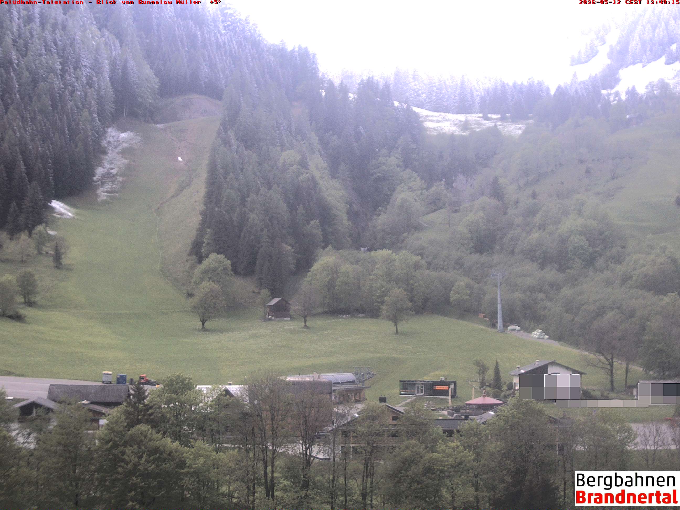 Blick auf Palüdbahn von Bungalow Müller
