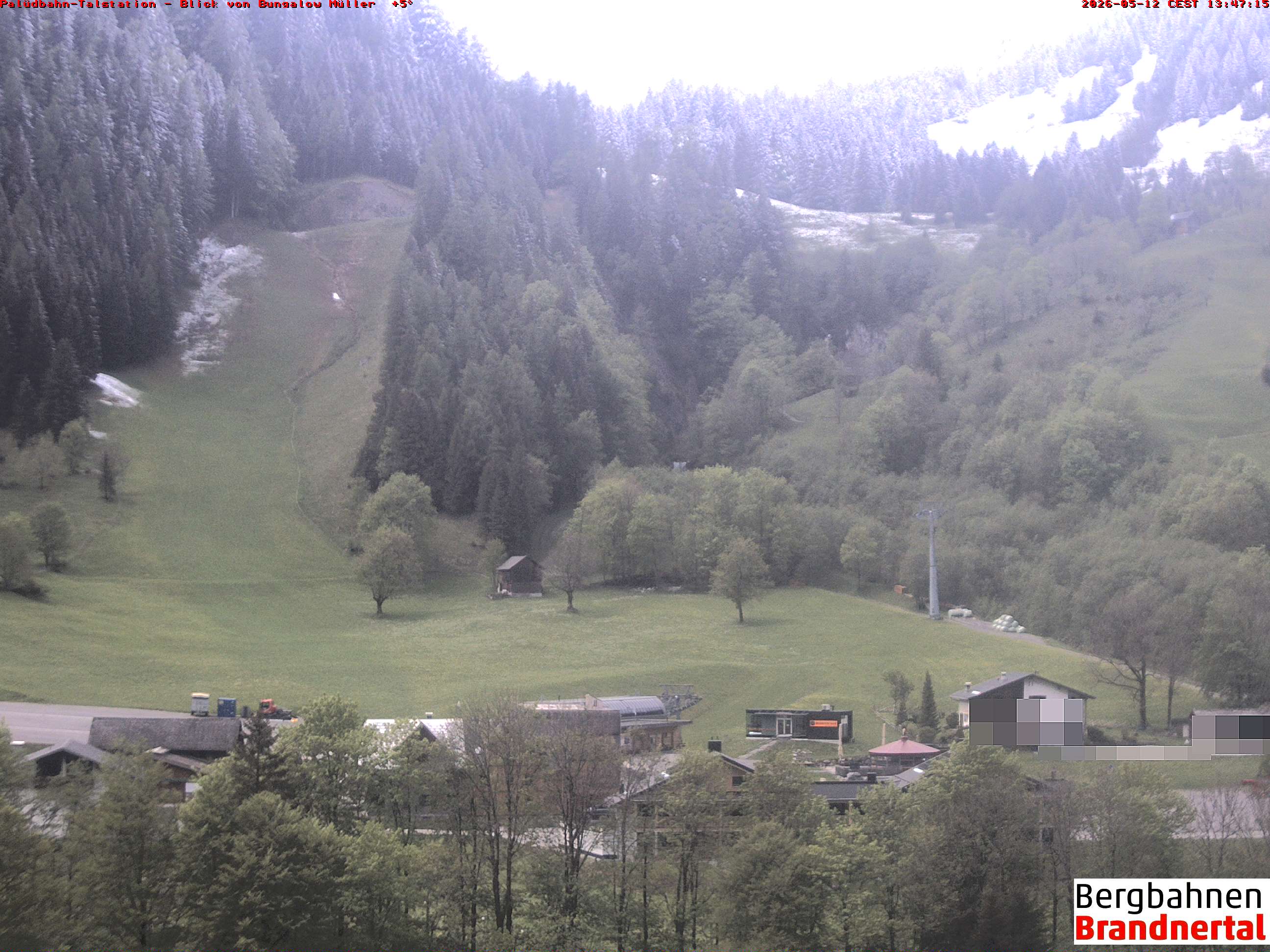 Blick auf Palüdbahn von Bungalow Müller