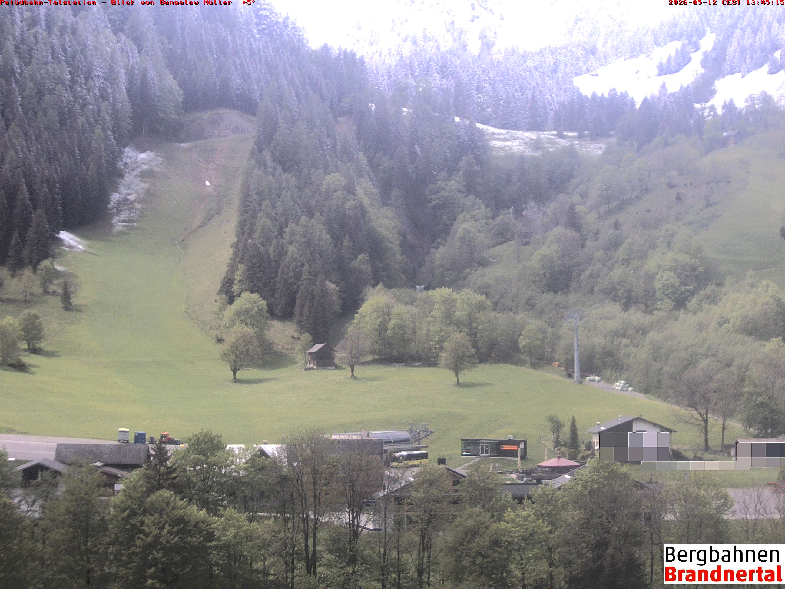 Blick auf Palüdbahn von Bungalow Müller