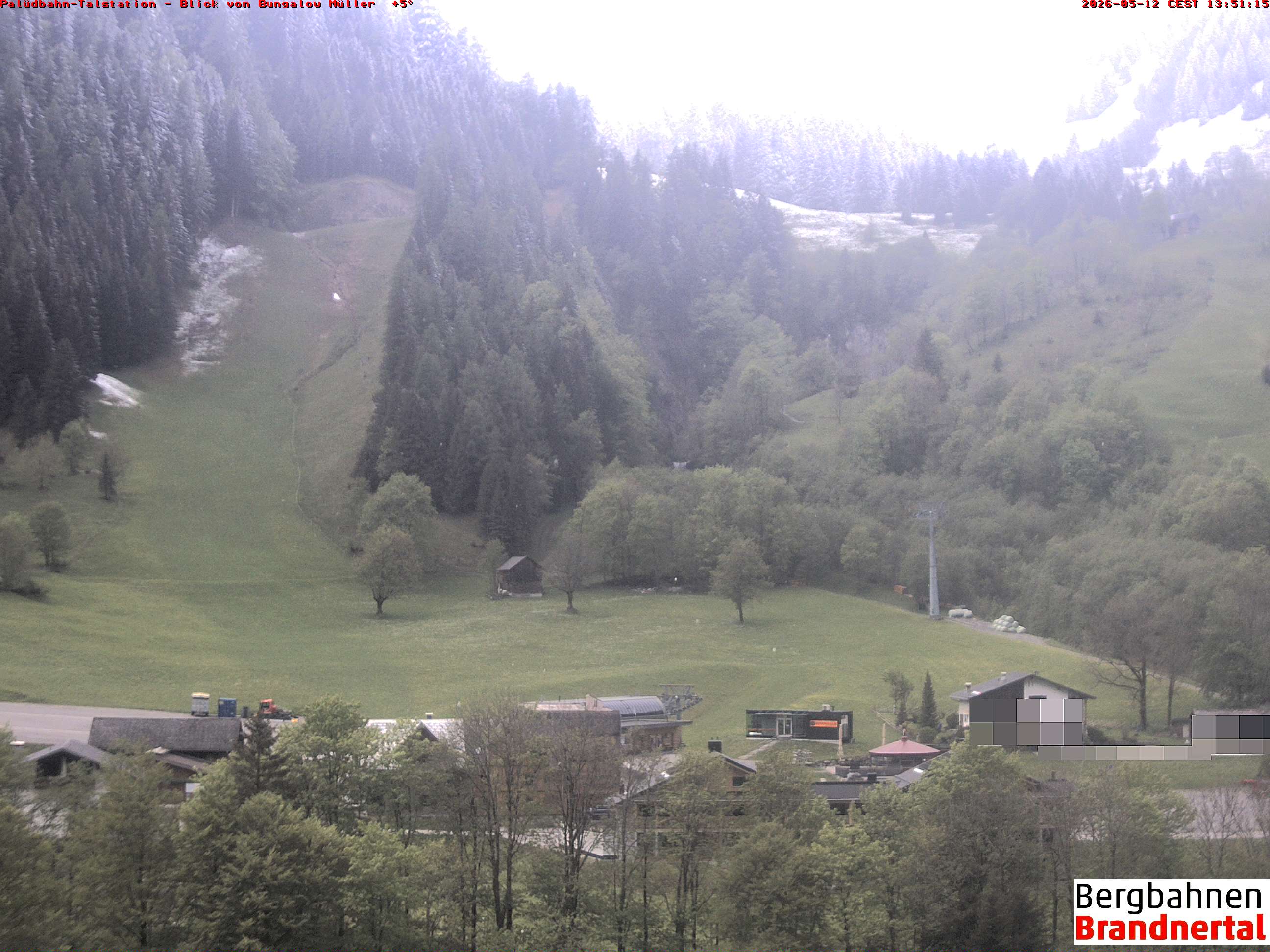 Blick auf Palüdbahn von Bungalow Müller