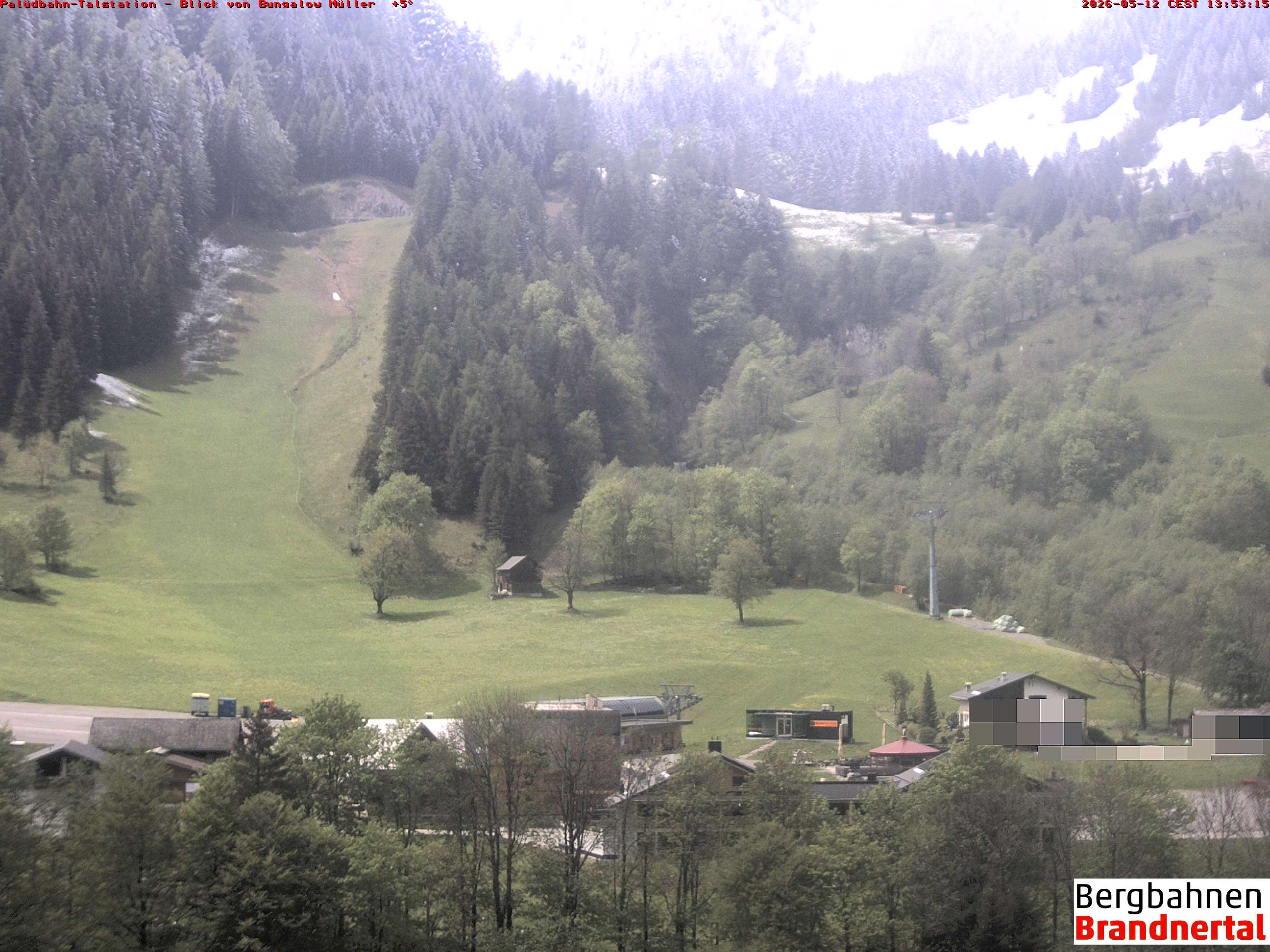 Blick auf Palüdbahn von Bungalow Müller