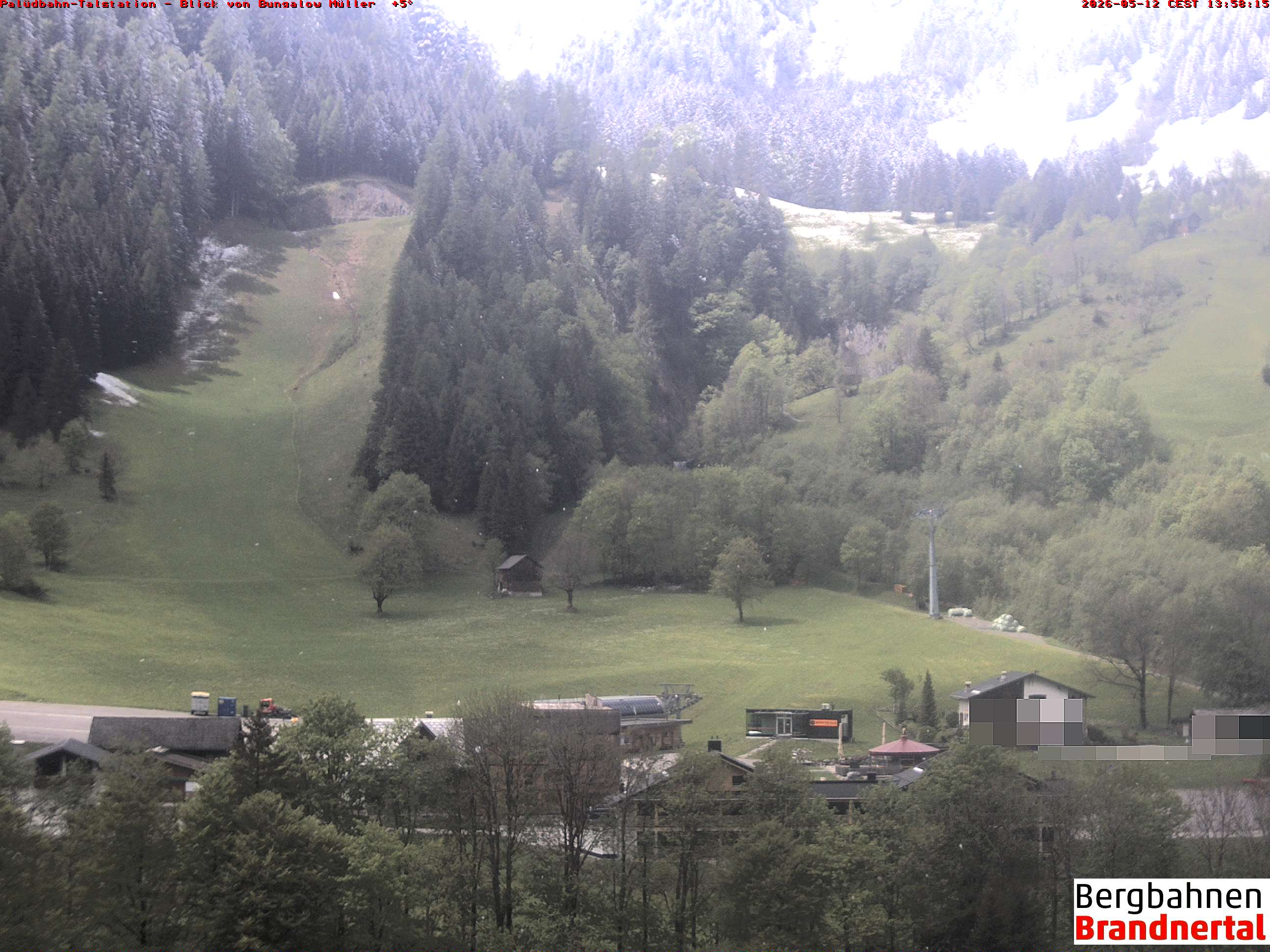 Blick auf Palüdbahn von Bungalow Müller