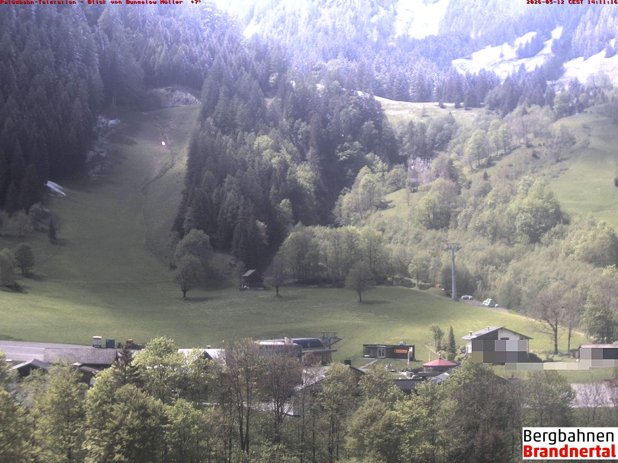 Blick auf Palüdbahn von Bungalow Müller