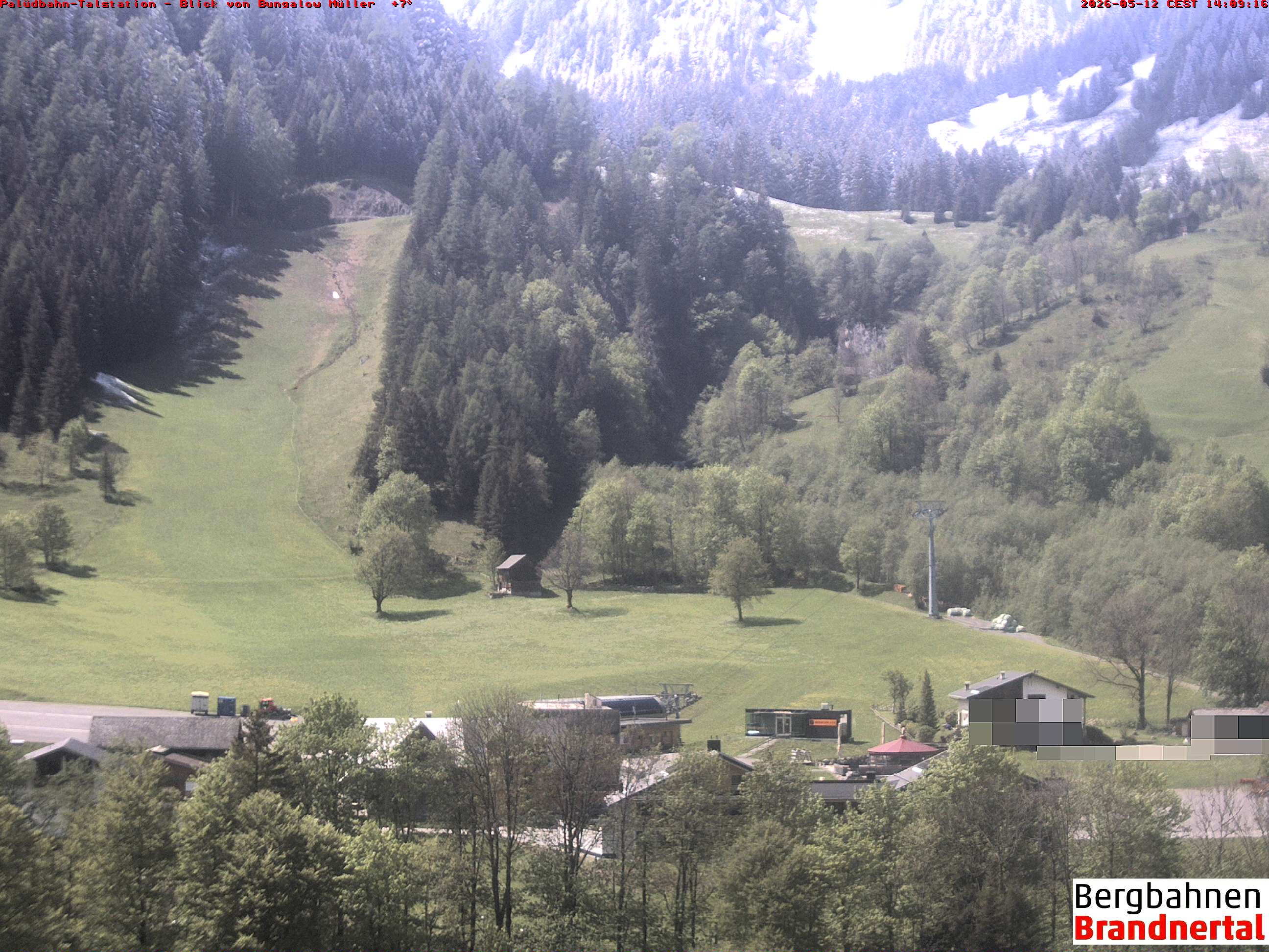 Blick auf Palüdbahn von Bungalow Müller
