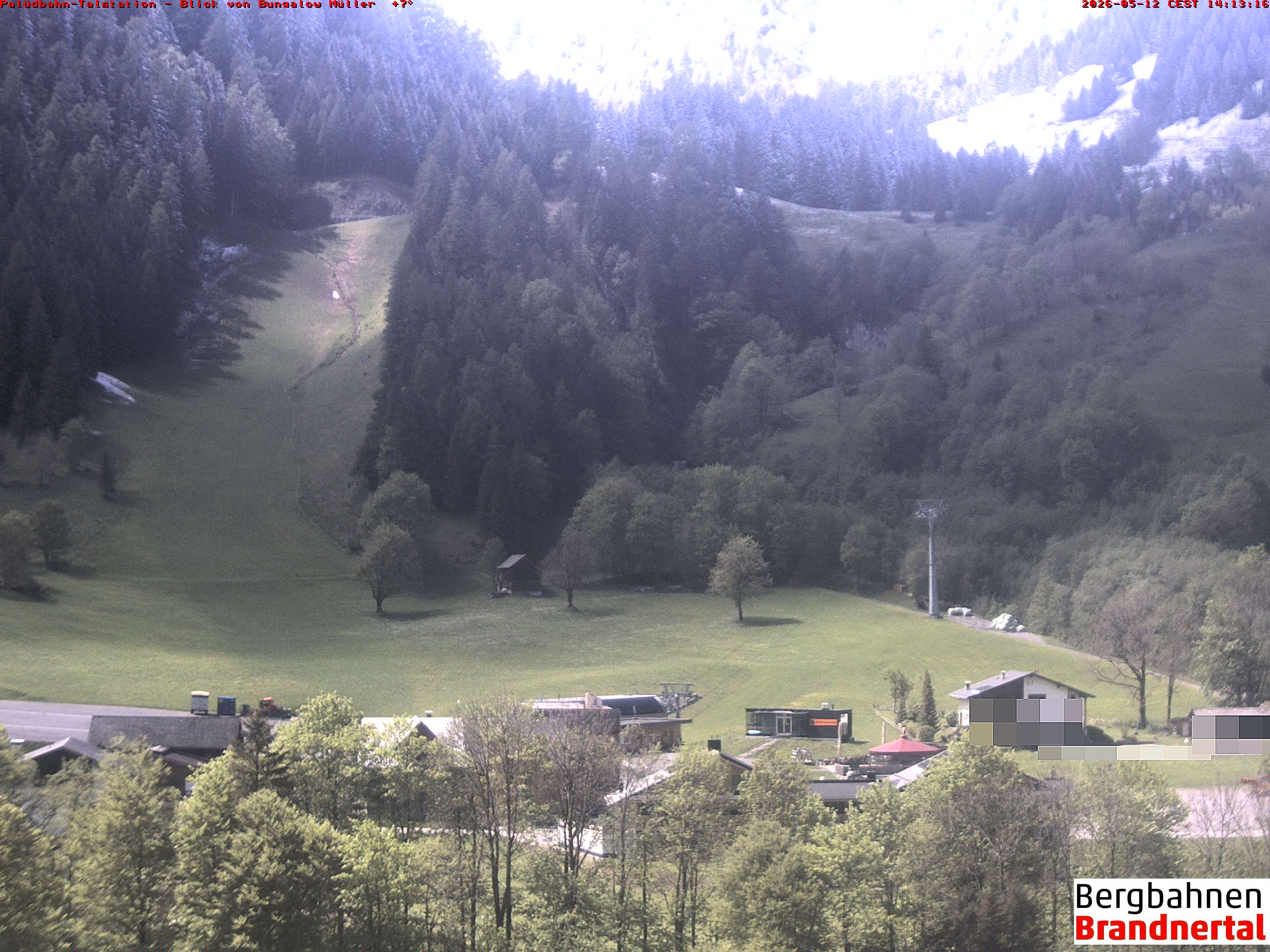 Blick auf Palüdbahn von Bungalow Müller