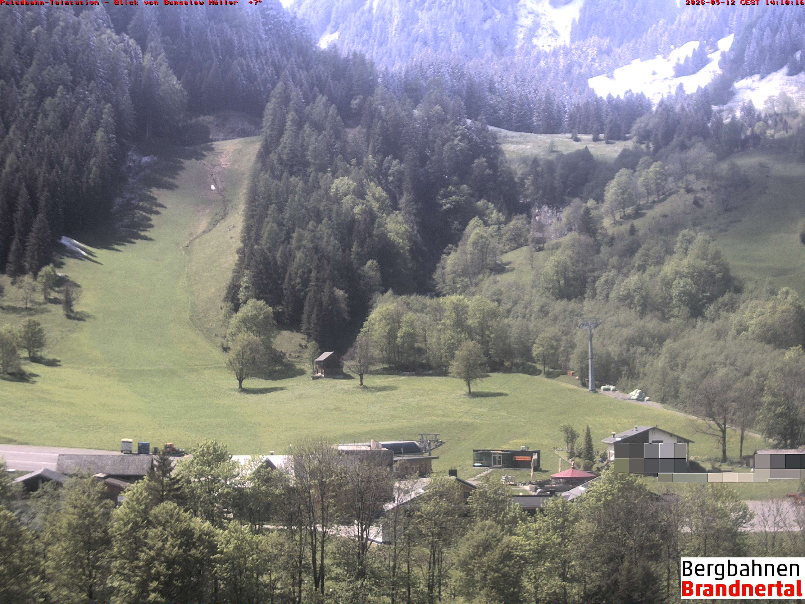 Blick auf Palüdbahn von Bungalow Müller