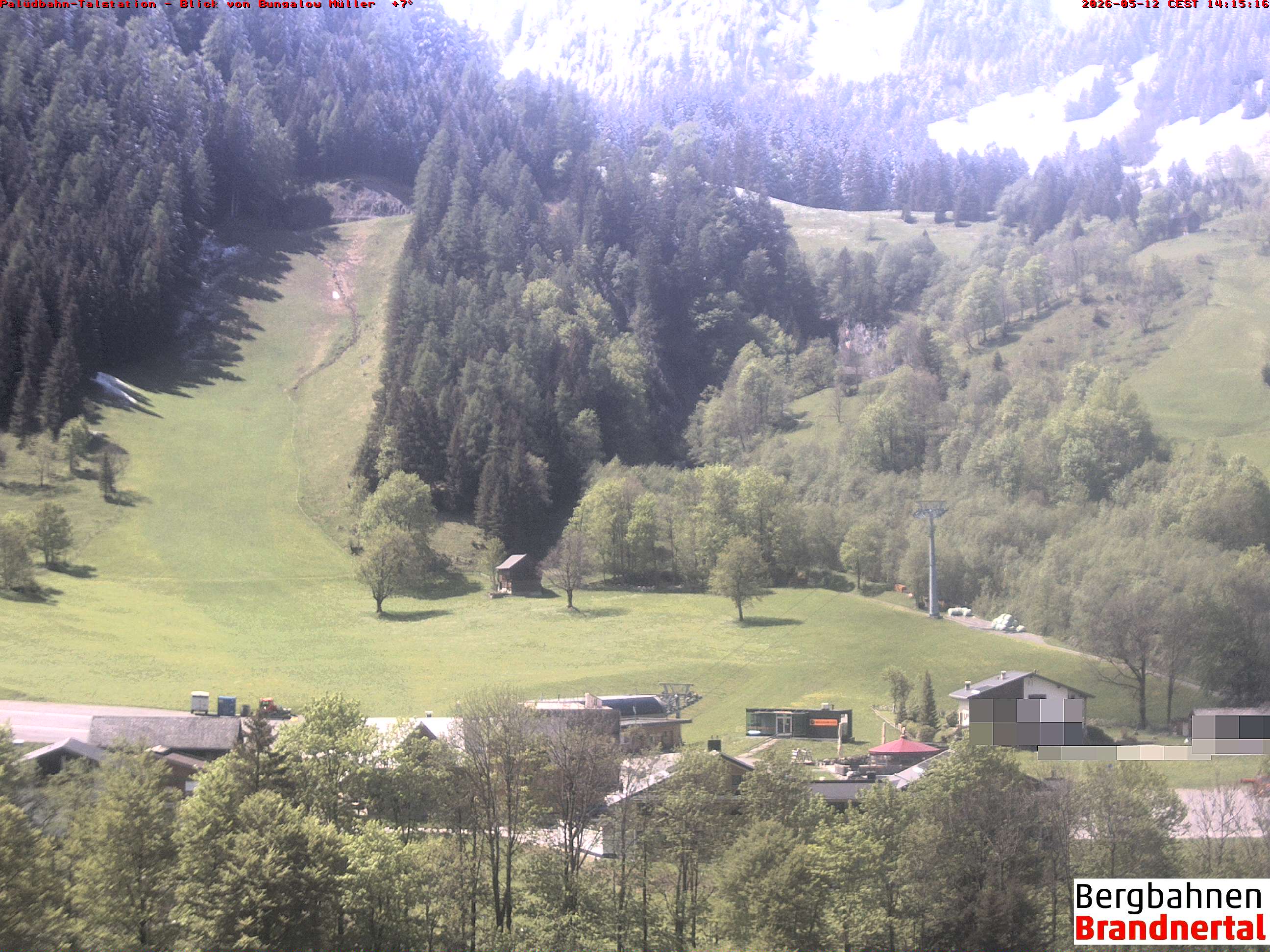 Blick auf Palüdbahn von Bungalow Müller