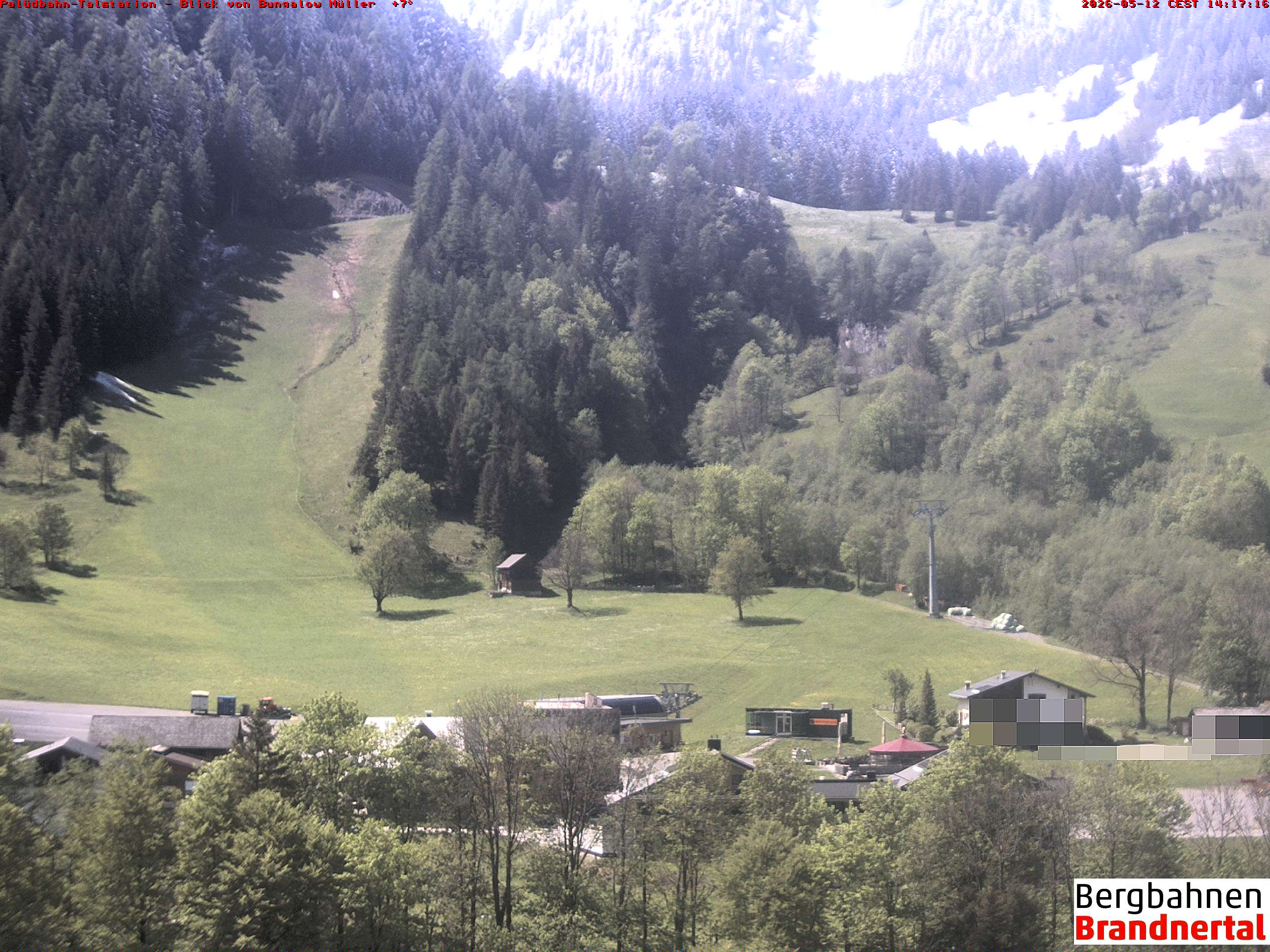 Blick auf Palüdbahn von Bungalow Müller