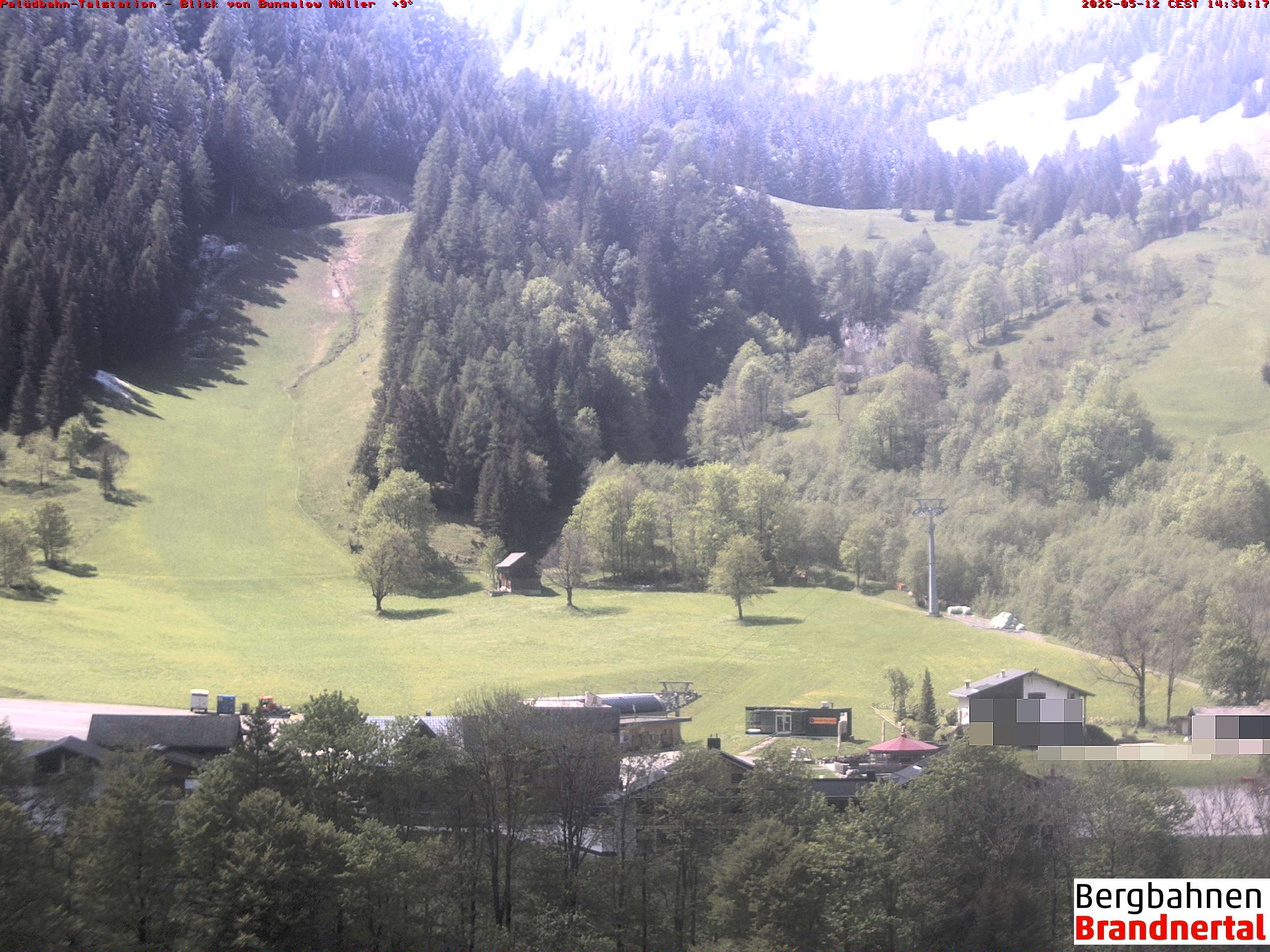 Blick auf Palüdbahn von Bungalow Müller