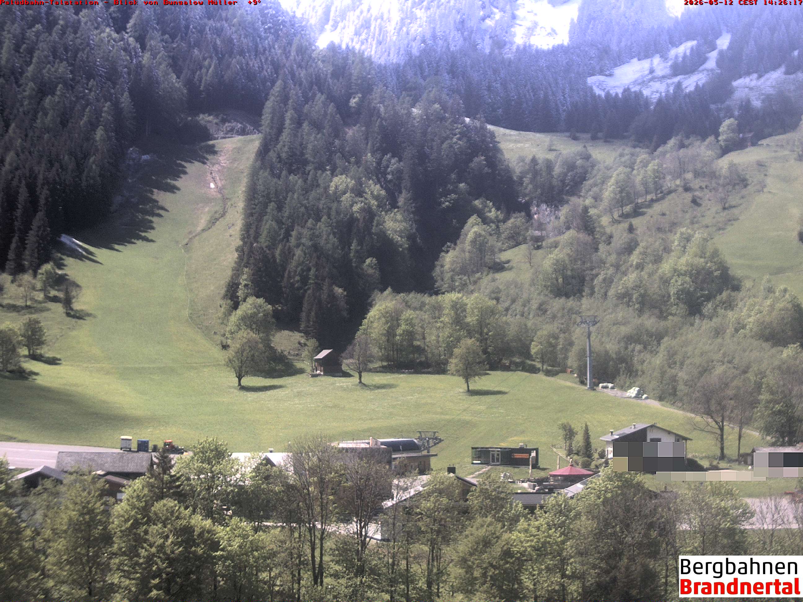 Blick auf Palüdbahn von Bungalow Müller