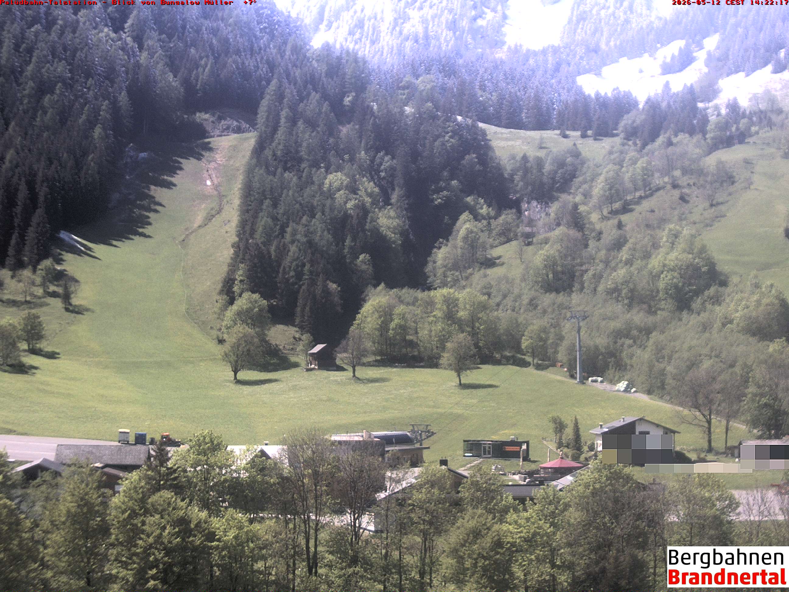 Blick auf Palüdbahn von Bungalow Müller