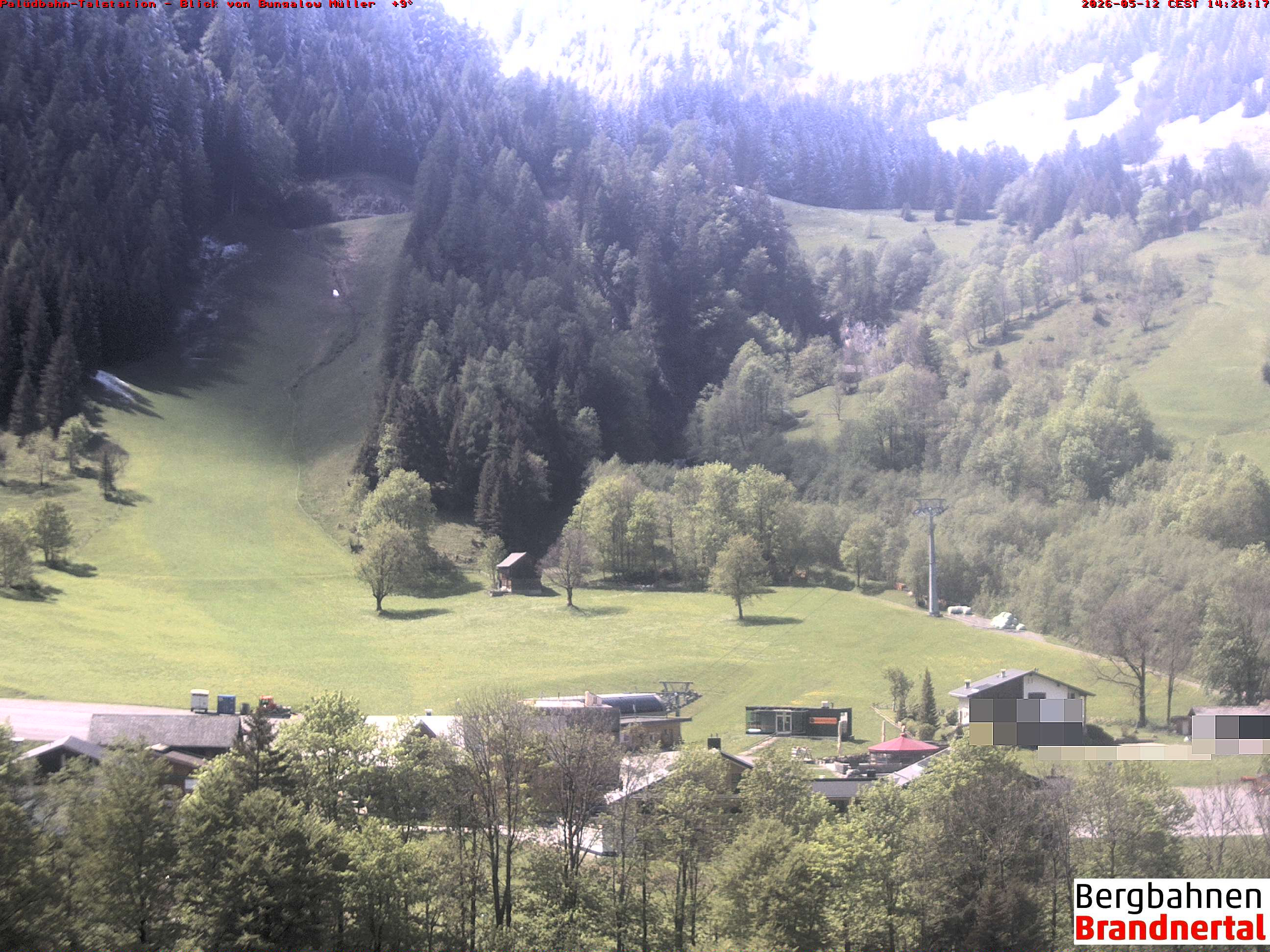 Blick auf Palüdbahn von Bungalow Müller
