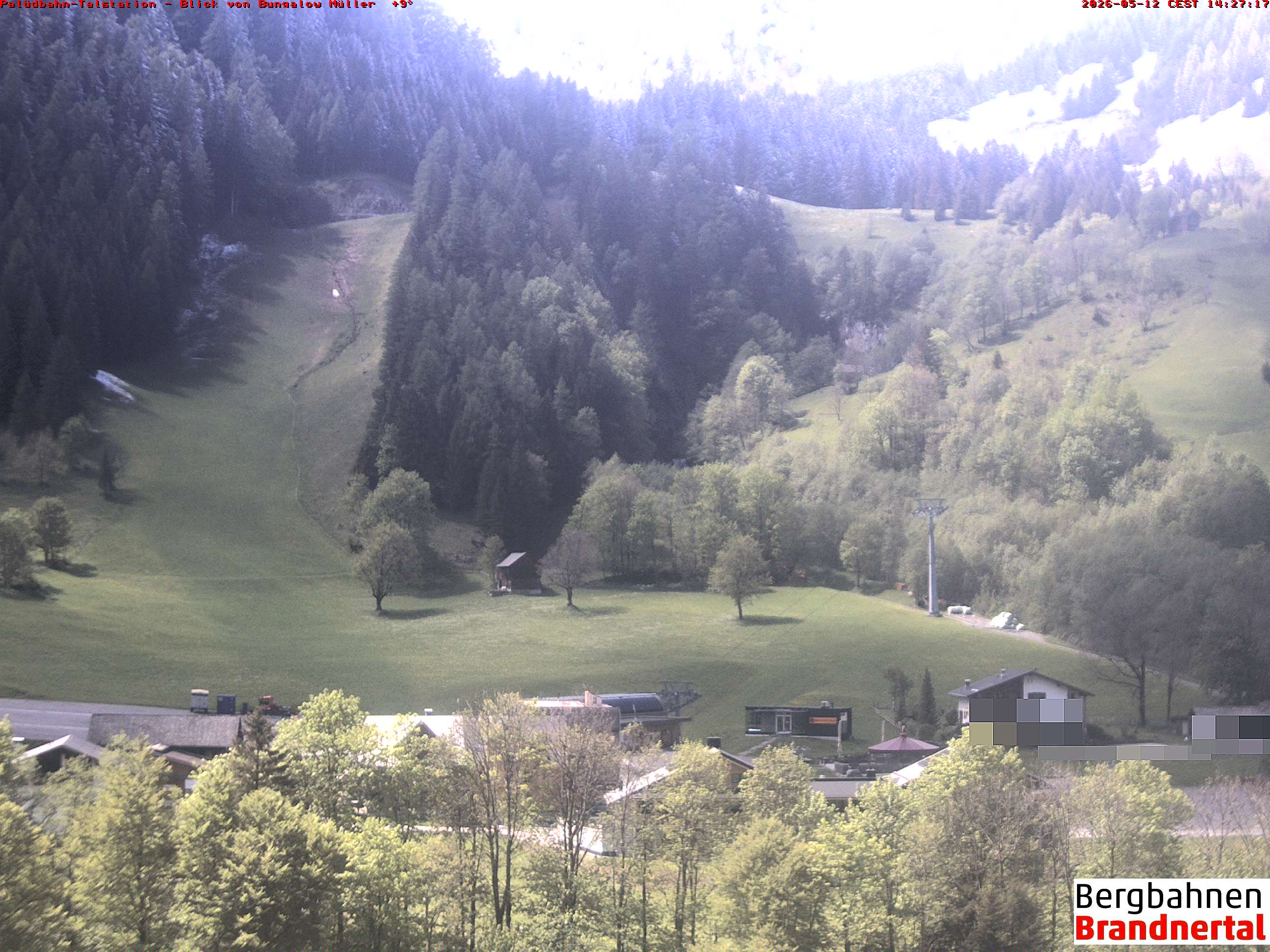 Blick auf Palüdbahn von Bungalow Müller
