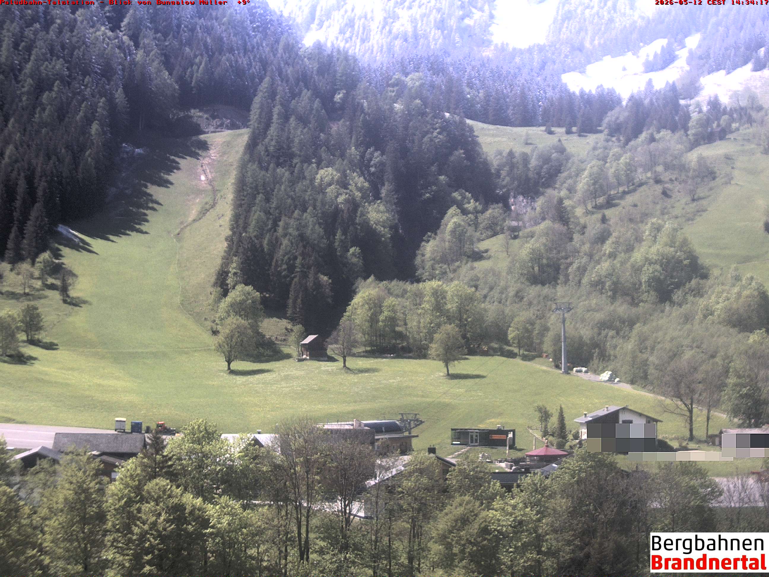Blick auf Palüdbahn von Bungalow Müller