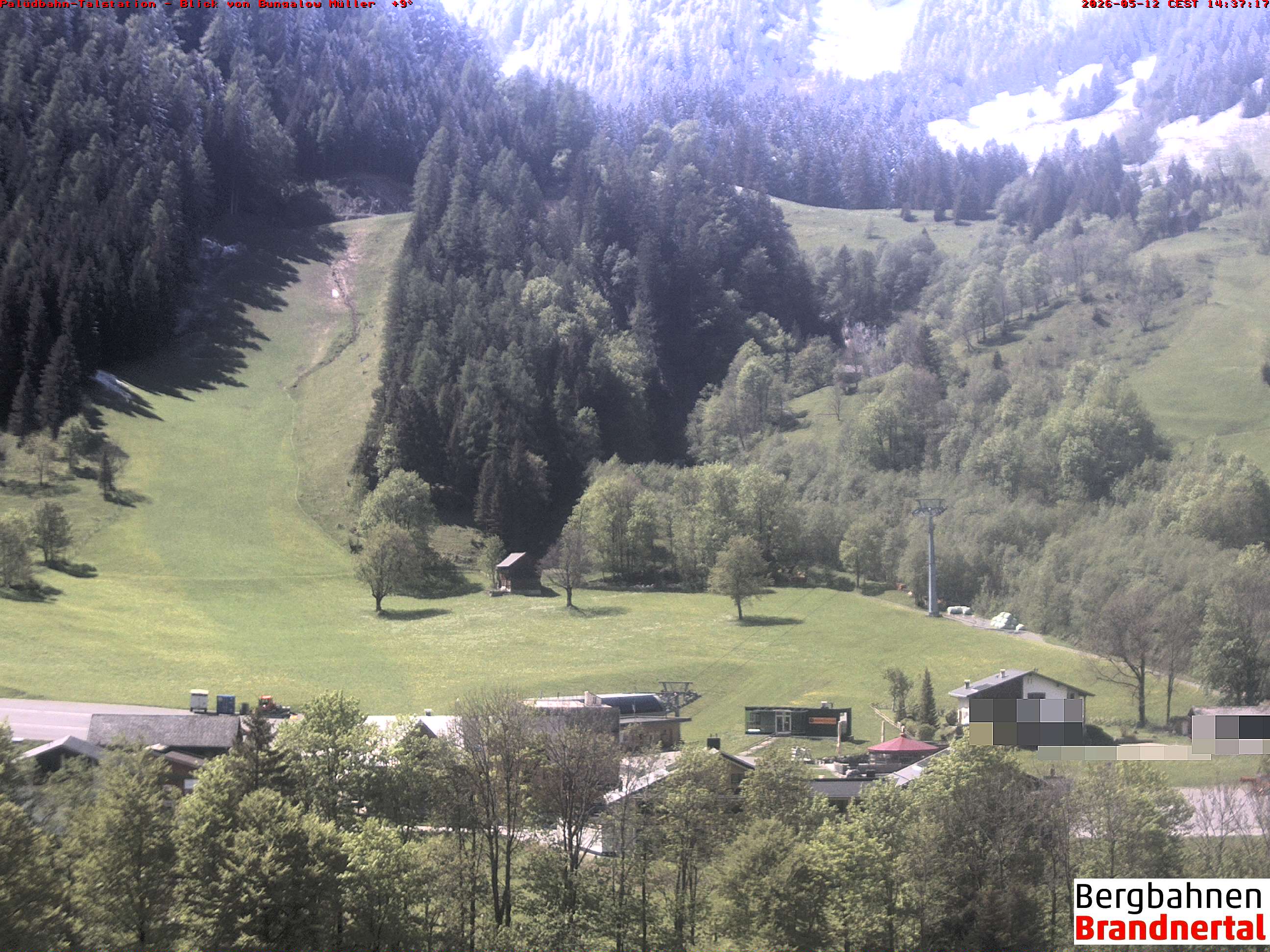 Blick auf Palüdbahn von Bungalow Müller