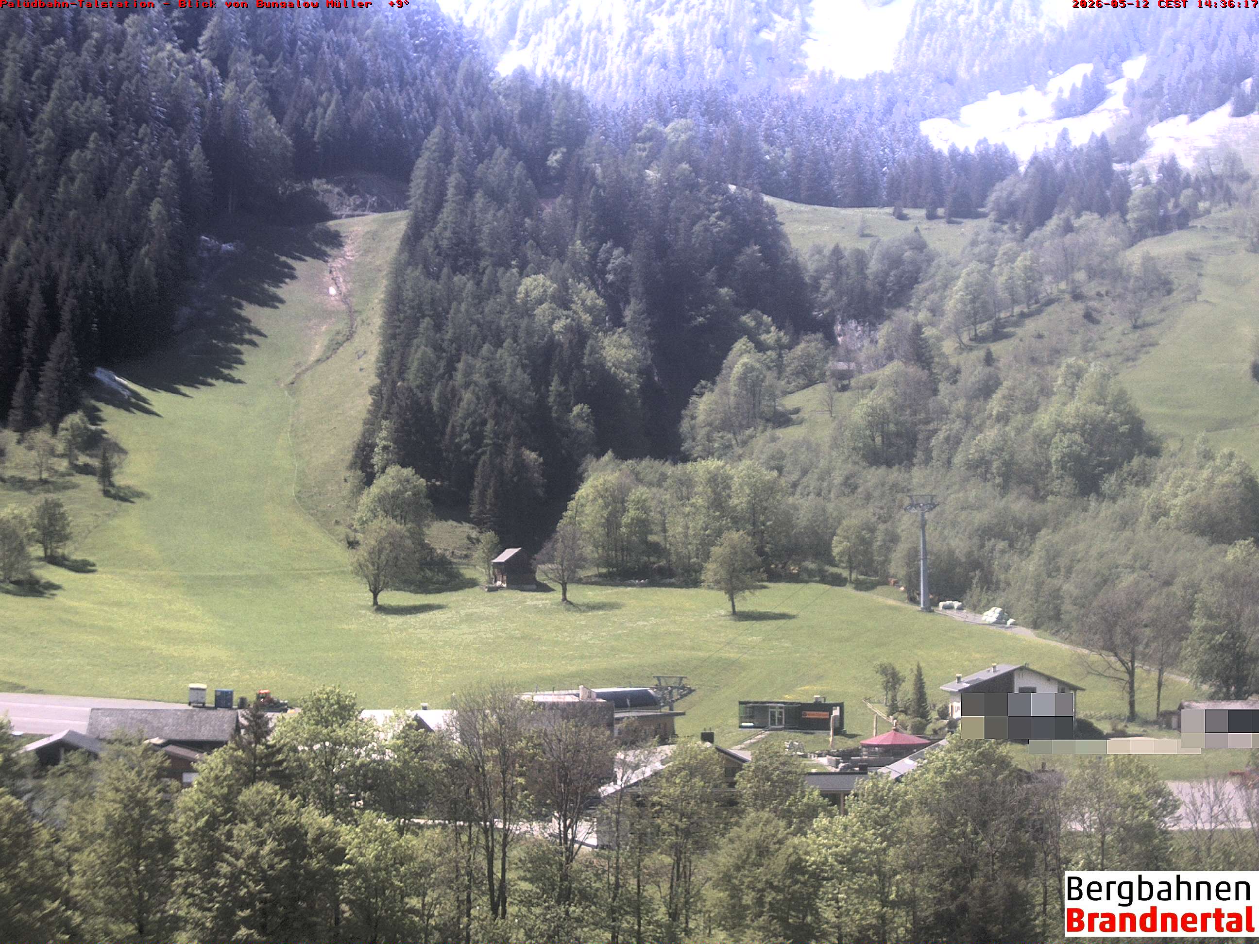 Blick auf Palüdbahn von Bungalow Müller